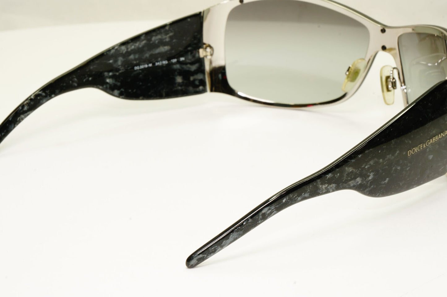 Dolce & Gabbana Womens Vintage Sunglasses Marble Grey DG 2019 342/8G 36331