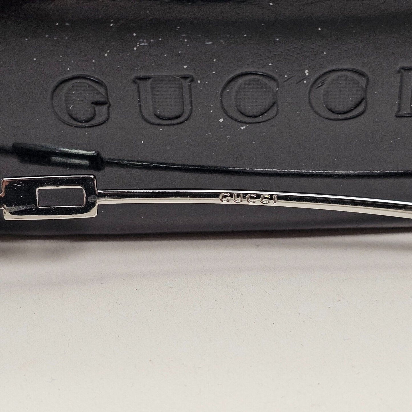 Gucci Sunglasses 1997 Vintage Rimless Silver Blue GG 1784/STRASS 6LBW1 031124
