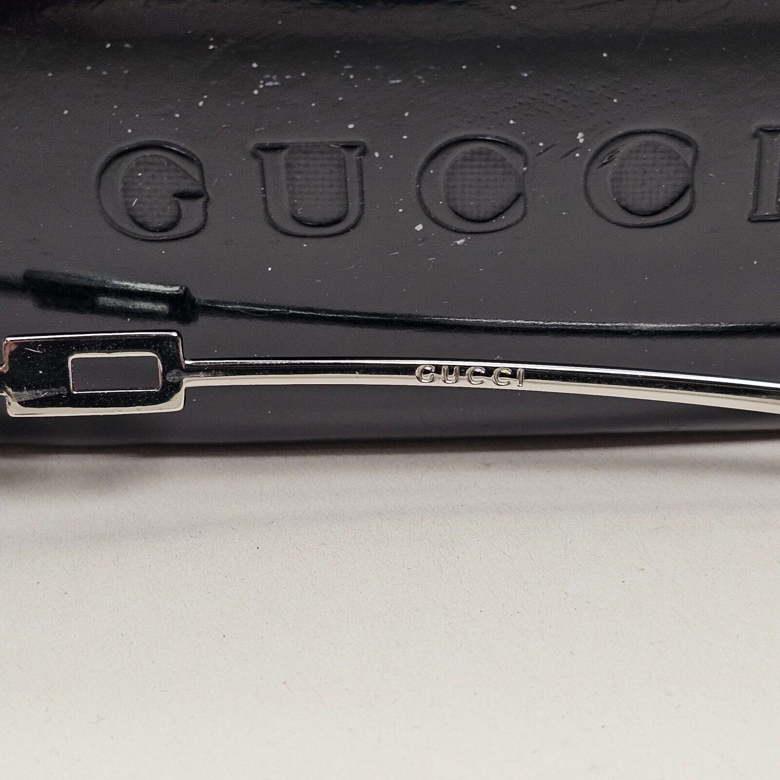 Gucci Sunglasses 1997 Vintage Rimless Silver Blue GG 1784/STRASS 6LBW1 031124