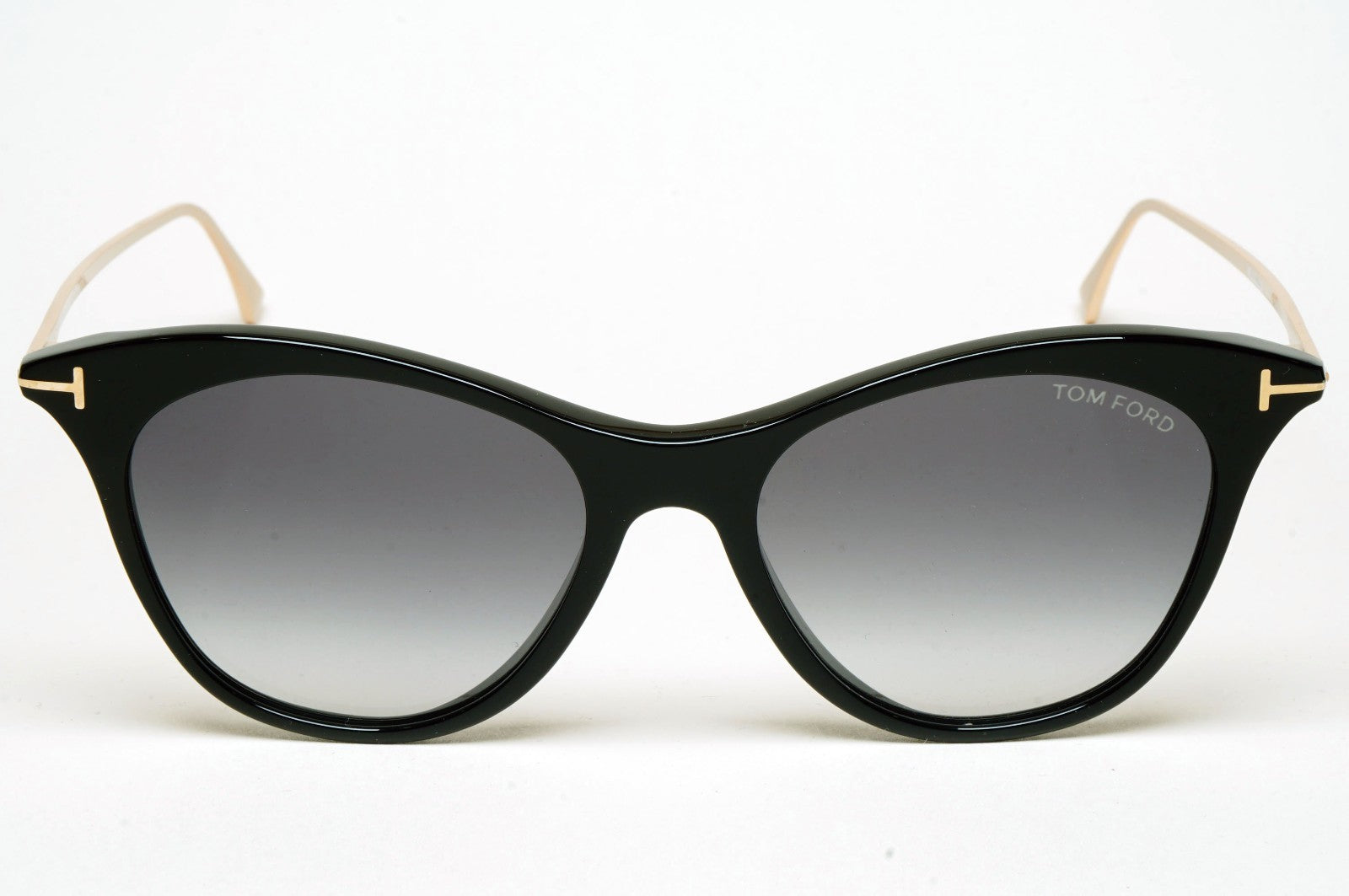 Tom Ford Sunglasses Micaela Black Gold Grey Smoke FT0662 TF 662 01B 53mm