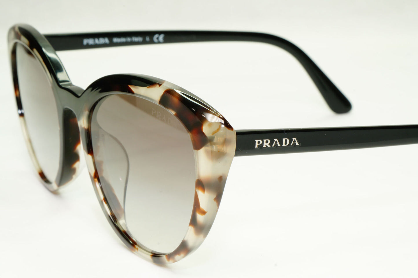 Prada Sunglasses Brown Black Opal Grey Gradient PR02VSF SPR 02V-F 398-0A7
