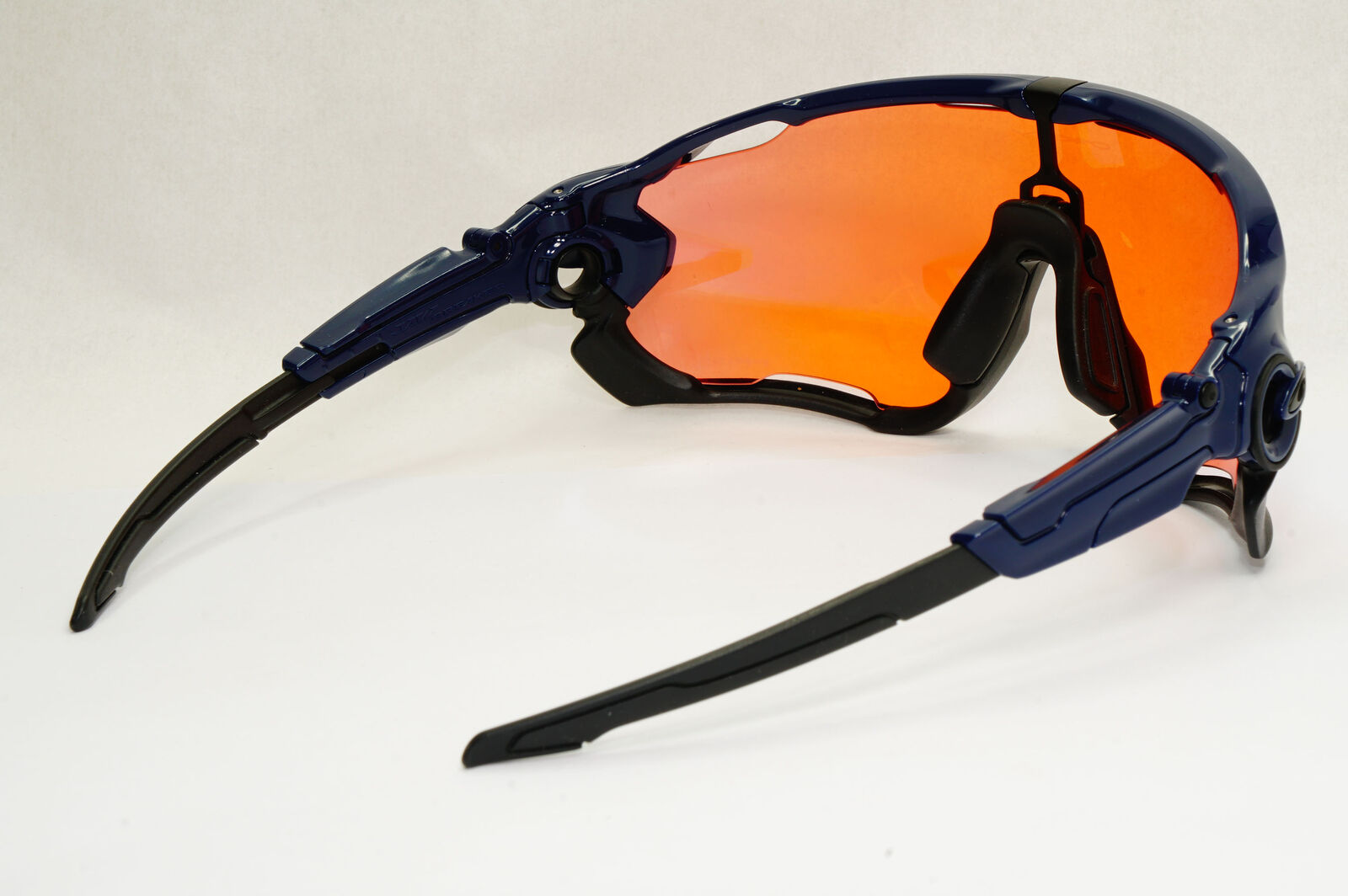 Oakley Sunglasses Jawbreaker Shield Black Navy Blue Prizm Trail OO 9290 04
