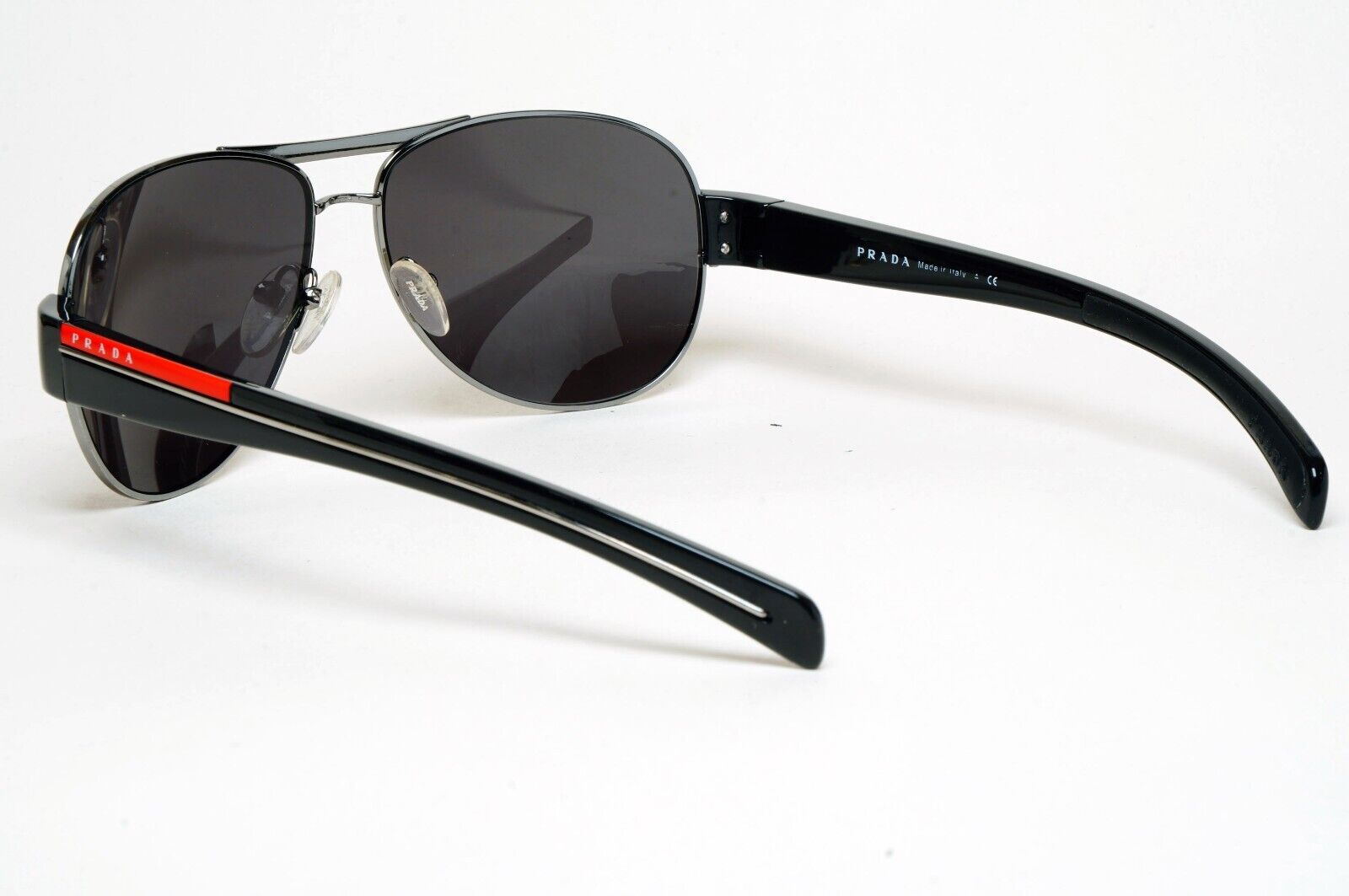 Prada Sunglasses 2010 Vintage Black Gunmetal Pilot PS51LS SPR 51L 5AV-9P1 100225