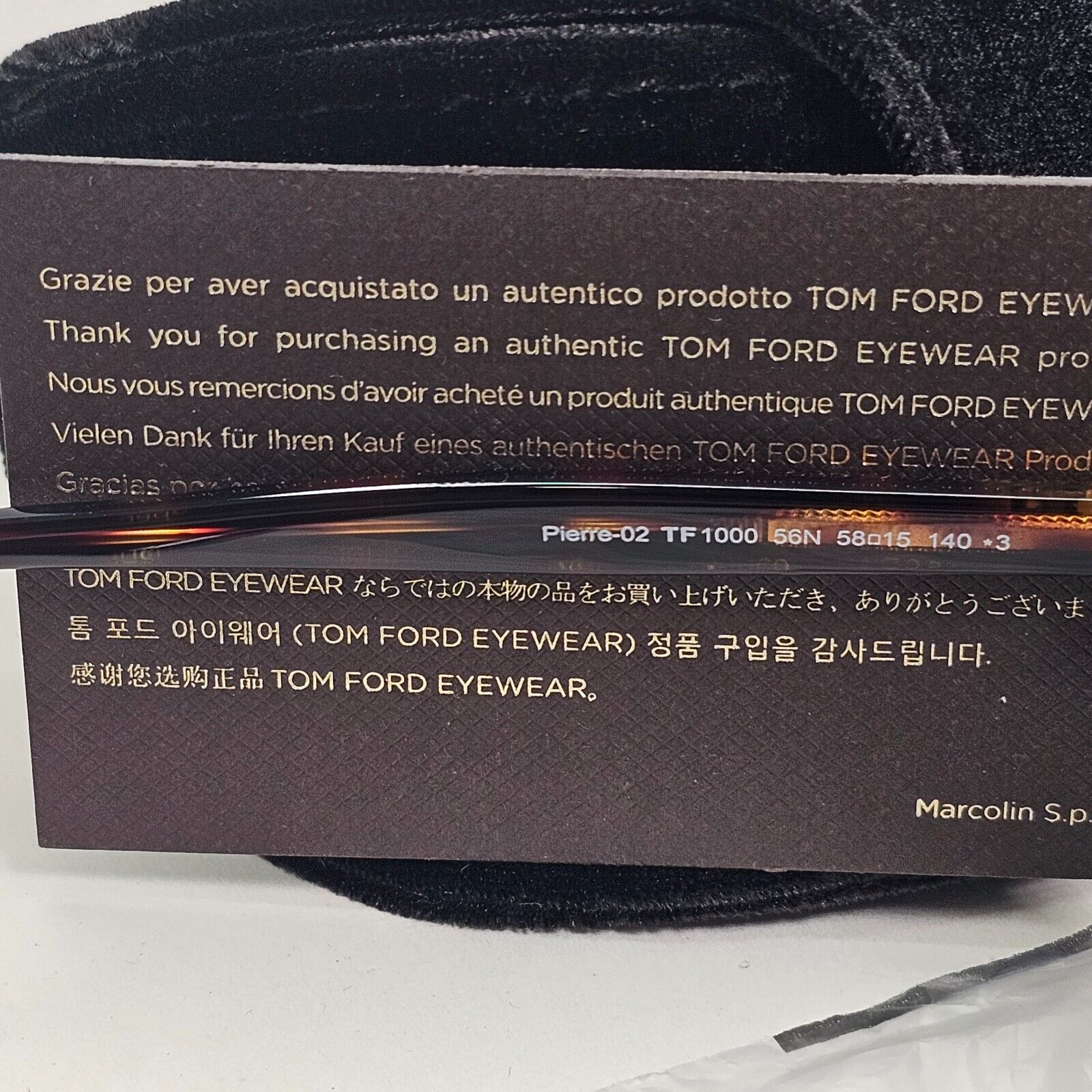 Tom Ford Sunglasses Pierre-02 Brown Tortoise Green Navigator FT1000 TF 1000 56N