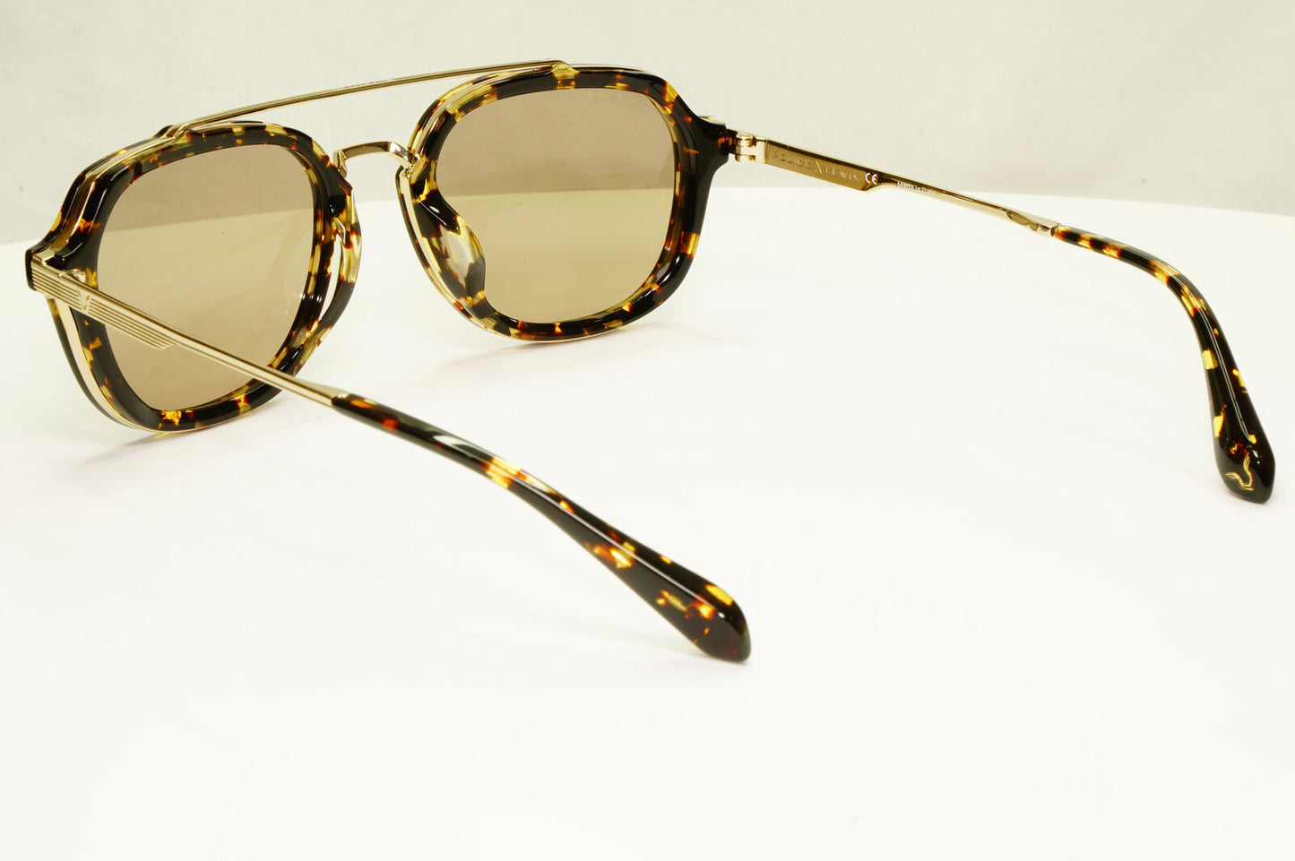 Police Lewis Hamilton F1 Sunglasses Brown Gold Marble 54mm 05 SPL A26 COL 594G