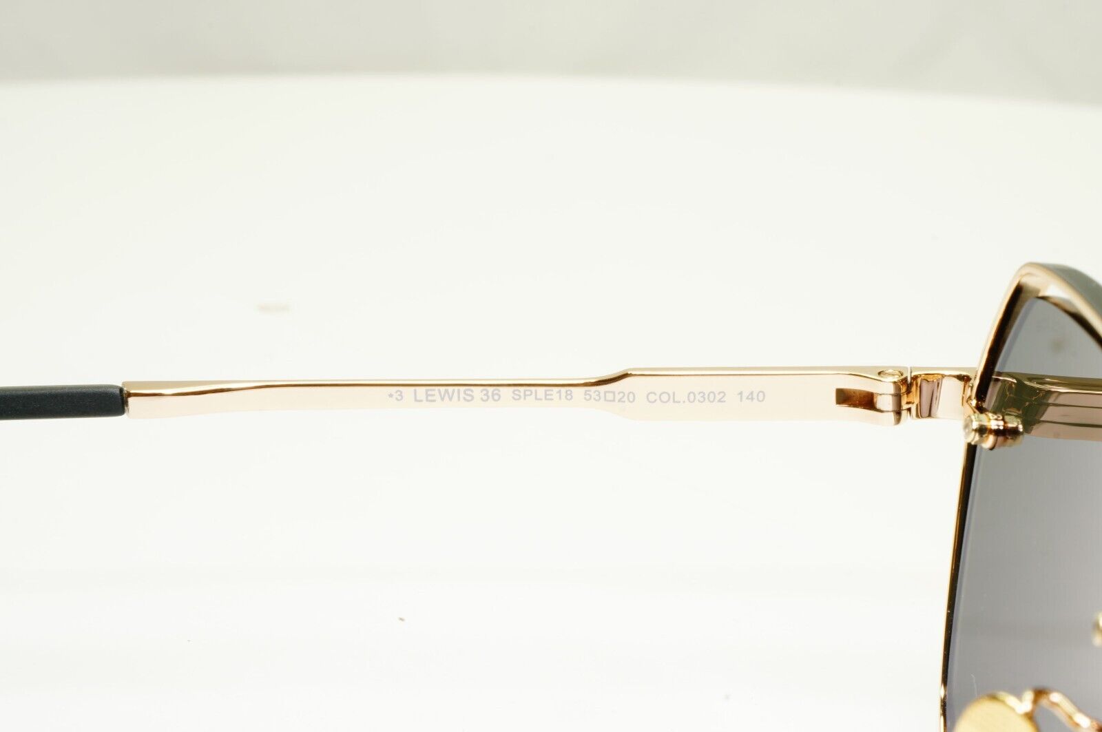 Police Lewis Hamilton F1 Sunglasses Gold Grey Square Pilot SPL E18 COL 0302