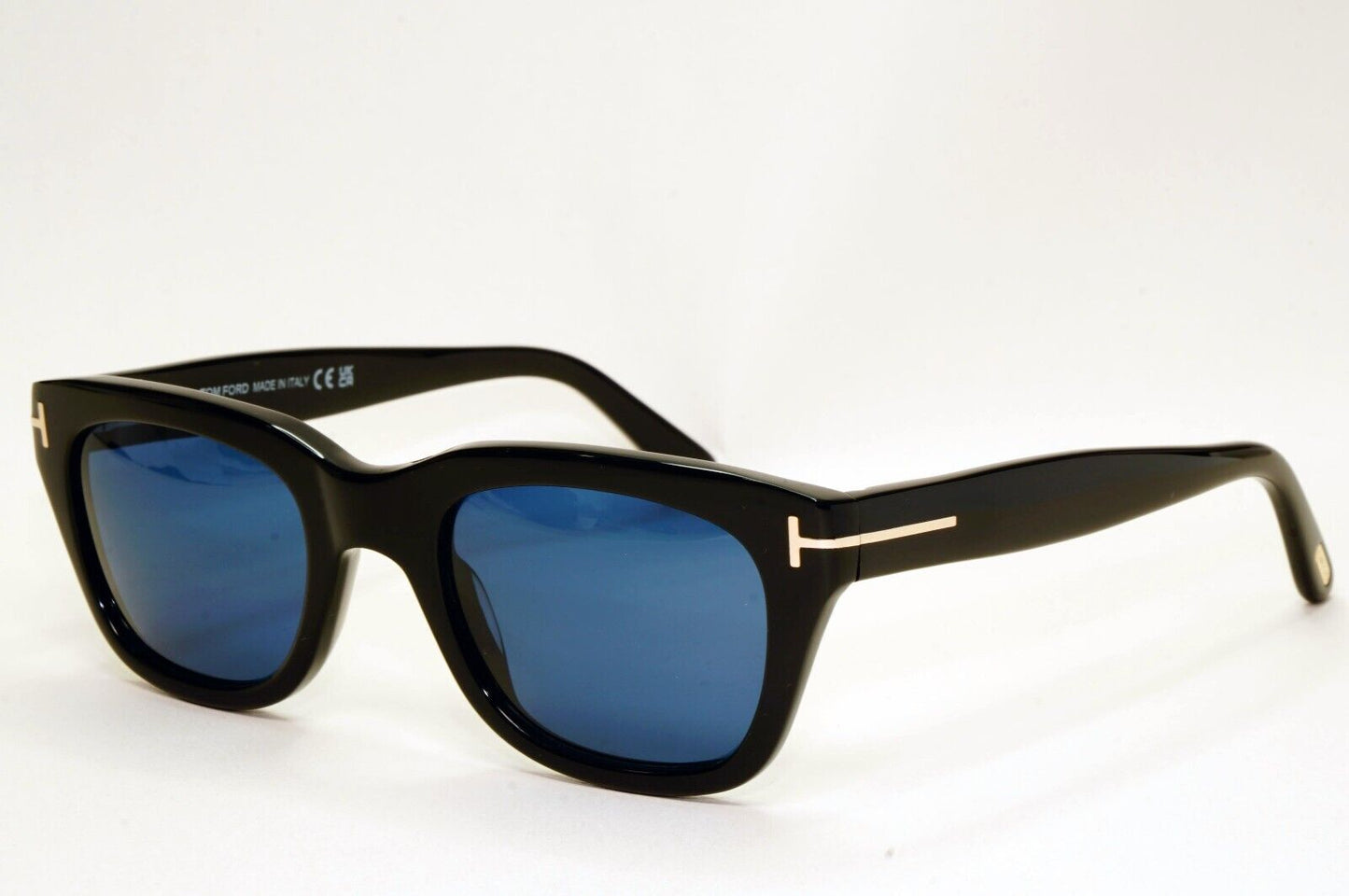 Tom Ford Sunglasses Black Glossy Dark Bue Spectre Bond FT5178 TF 5178 001 50mm