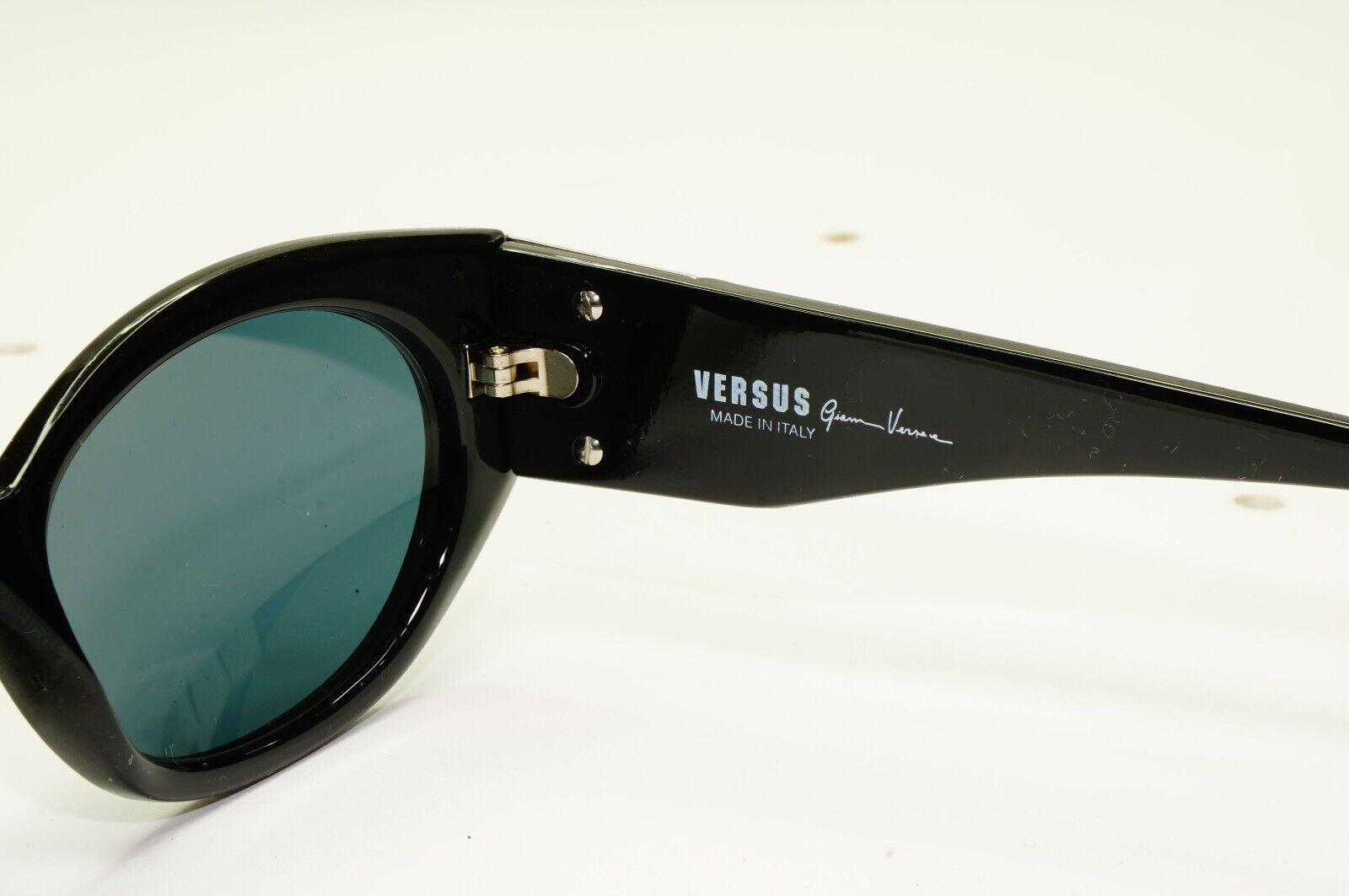Versus Sunglasses 1995 Vintage Black Silver  by Gianni Versace MOD EZ6 COL 852
