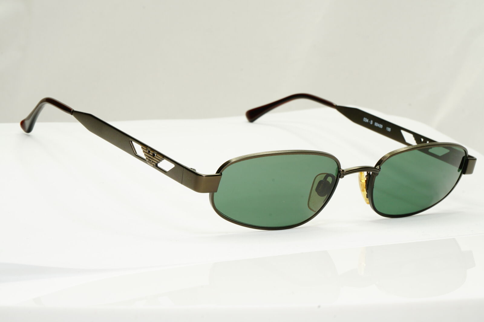 Emporio Armani Sunglasses 1997 Vintage Rectangle Bronze Green 034-S 924/29