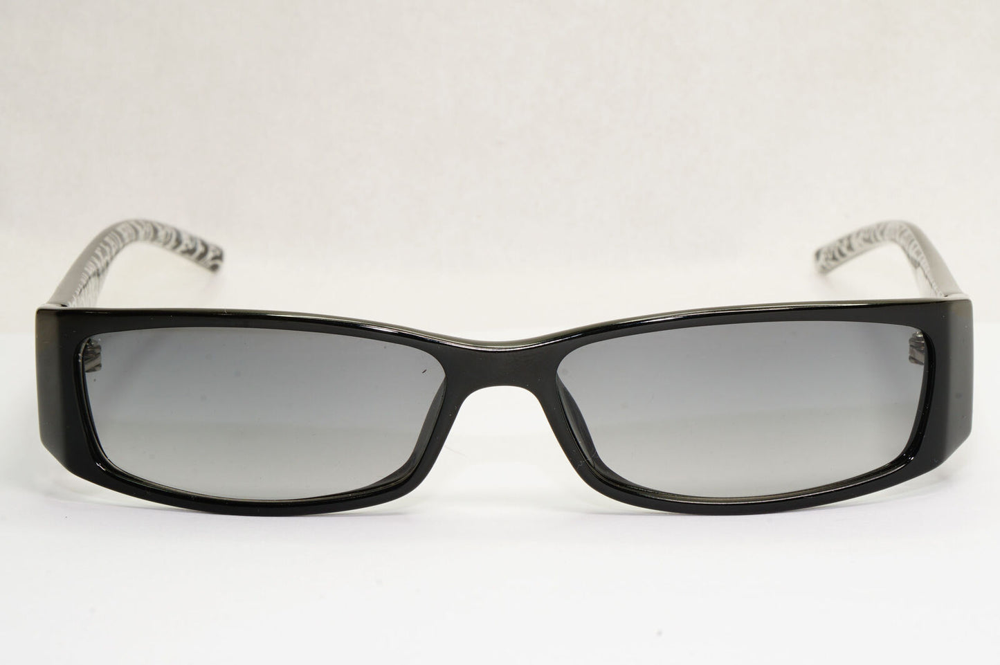 Dior Sunglasses 2004 Vintage Rectangle Black Grey Slim Small Thursday 5K3 180224