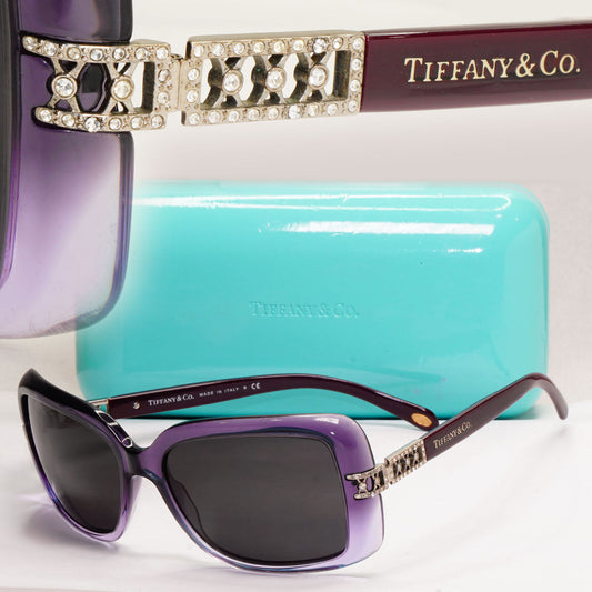 Tiffany & Co Sunglasses 2013 Vintage Voile Purple Violet 4025-B 8068/3L 140124