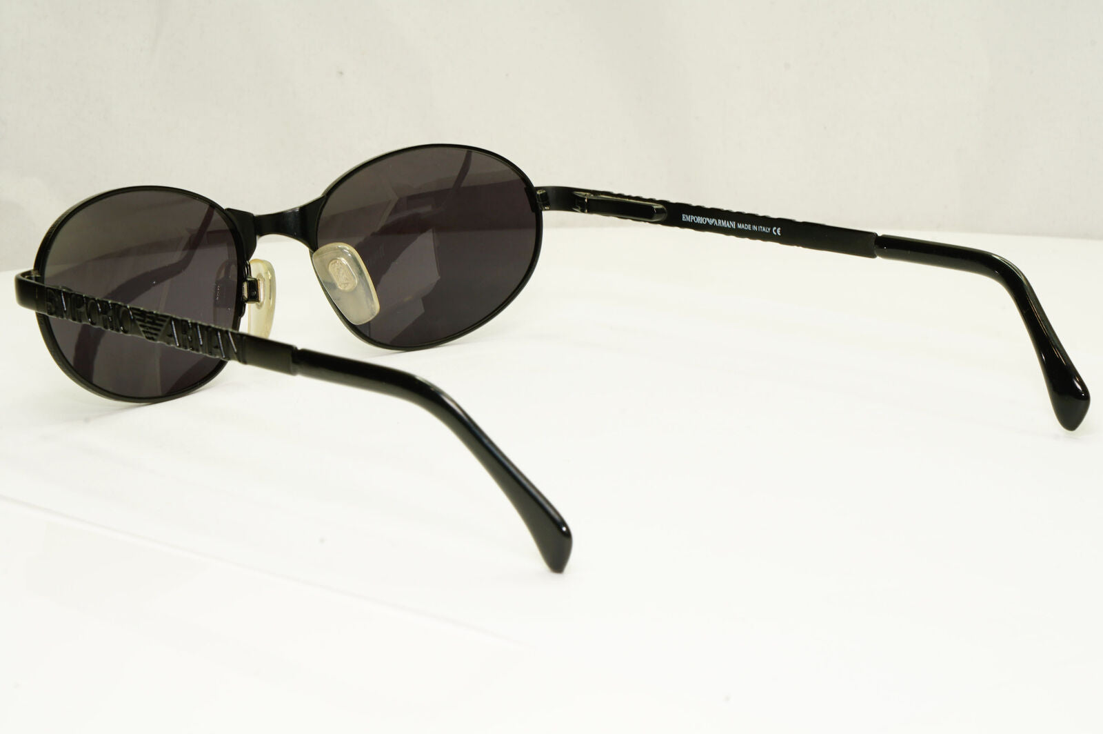Emporio Armani 1997 Vintage Sunglasses Mens Womens Metal Black Square 107-S 706