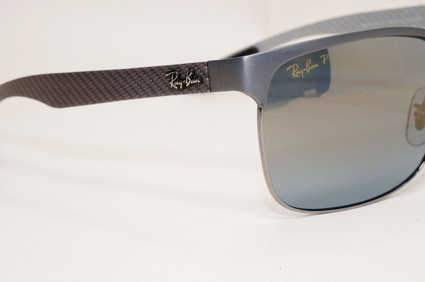 Ray-Ban Sunglasses Carbon Fibre Polarised Tech Chromance Grey RB 8319-CH 9075/J0