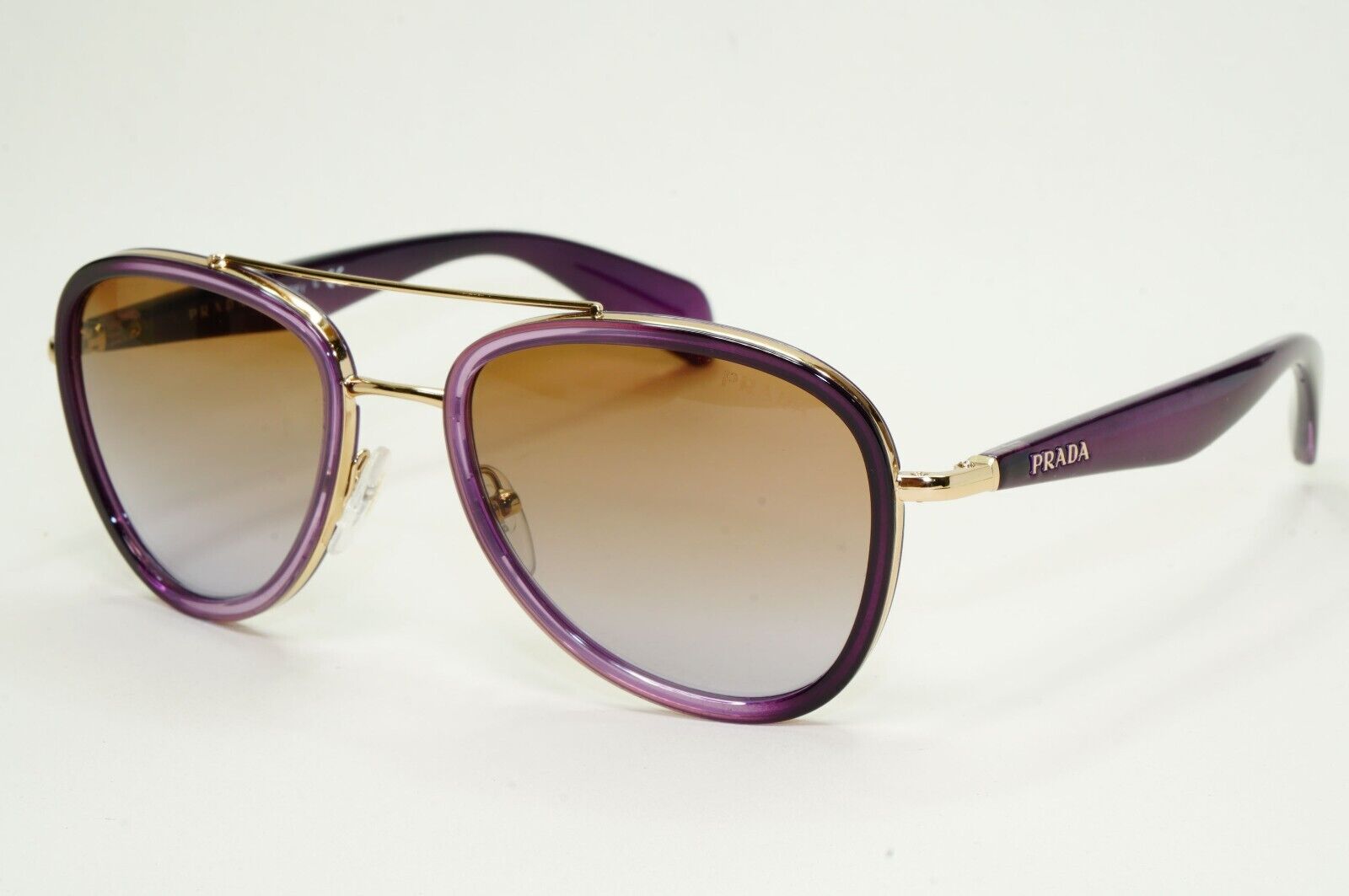 Prada Sunglasses 2012 Vintage Gold Purple Unisex PR51PS SPR 51P ZVN-6P1 050824