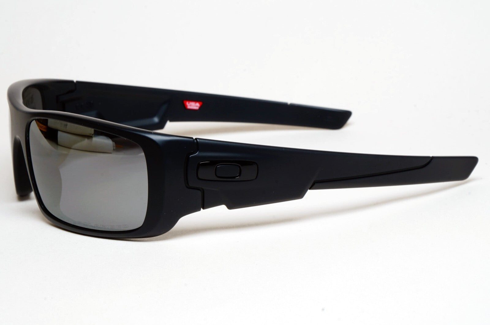 Oakley Sunglasses Polarized Crankshaft Black Matte Iridium Sport Wrap OO 9239 06