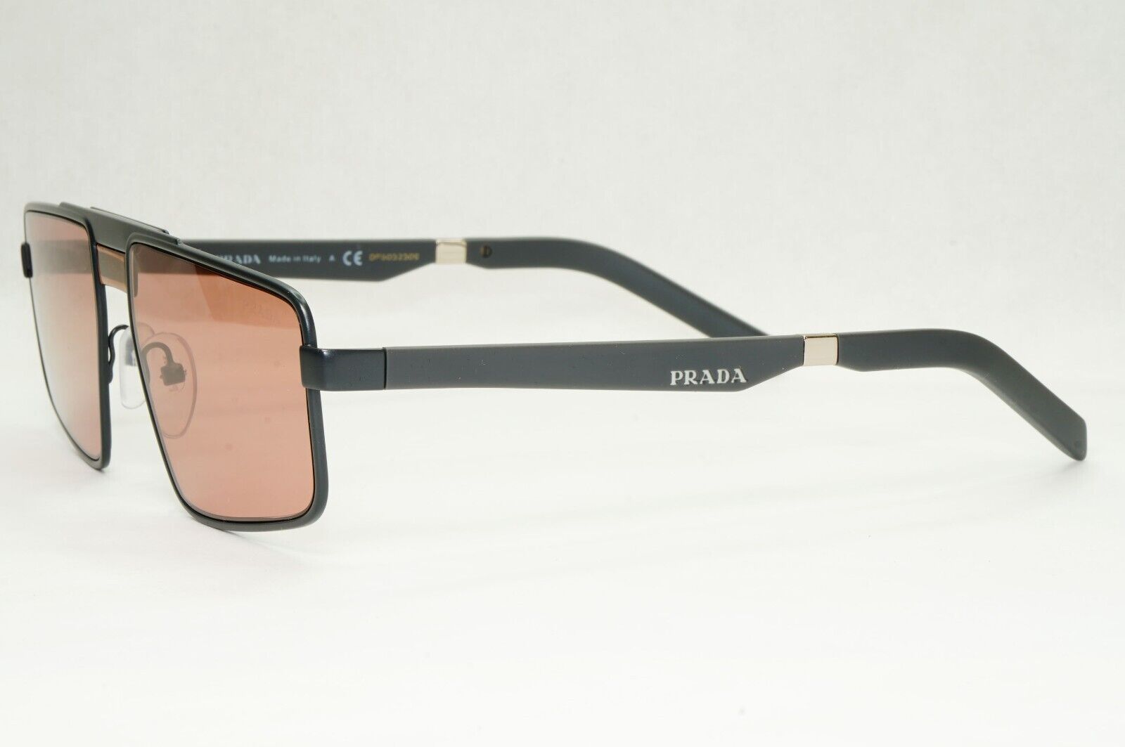 Prada Sunglasses Grey Dark Violet Burgundy Matte PR61WS SPR 61W NAR-08M 57mm