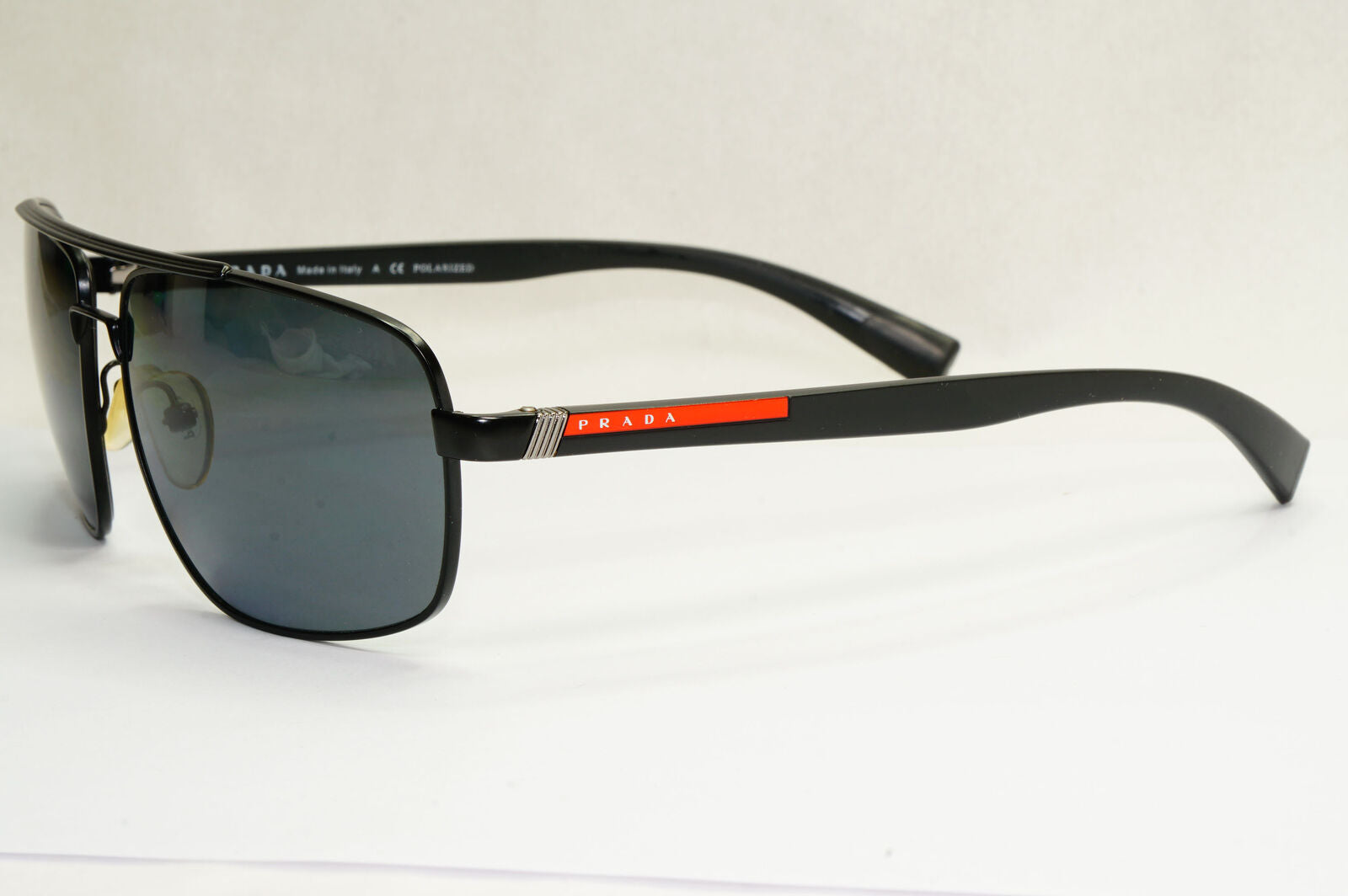 Prada Sunglasses 2011 Vintage Polarized Black Pilot PS55NS SPS 55N 1BO5Z1 180224