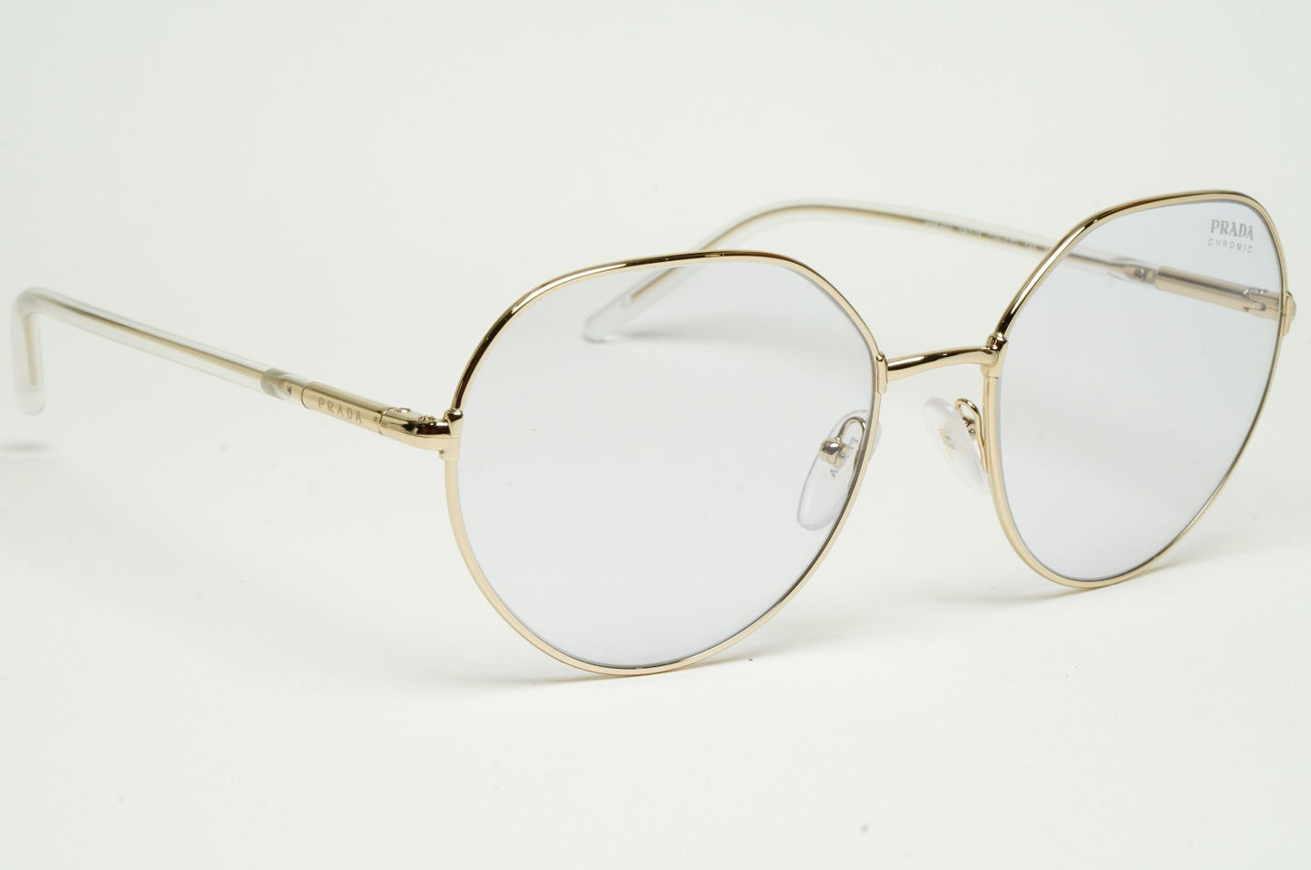 Prada Sunglasses Photochromic Gold Grey Lilac PR65XS SPR 65X ZVN-07D