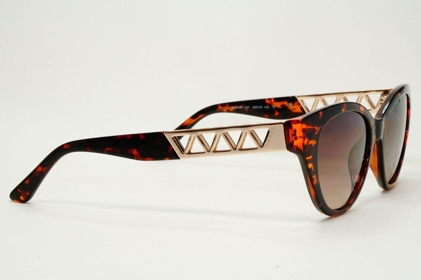 Guess Sunglasses Brown Gradient Tortoise Gold GU 7690 52F 301024