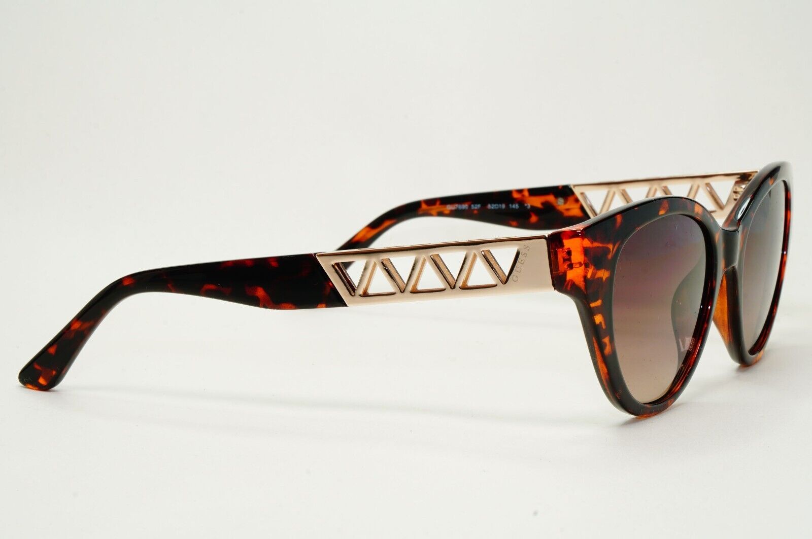 Guess Sunglasses Brown Gradient Tortoise Gold GU 7690 52F 301024