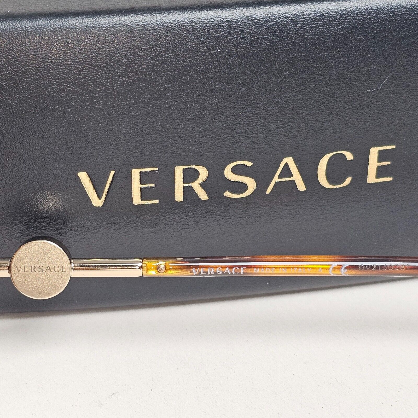 Versace Sunglasses Round Brown Gold Medusa Tortoise MOD VE 2229 1002/13 56mm