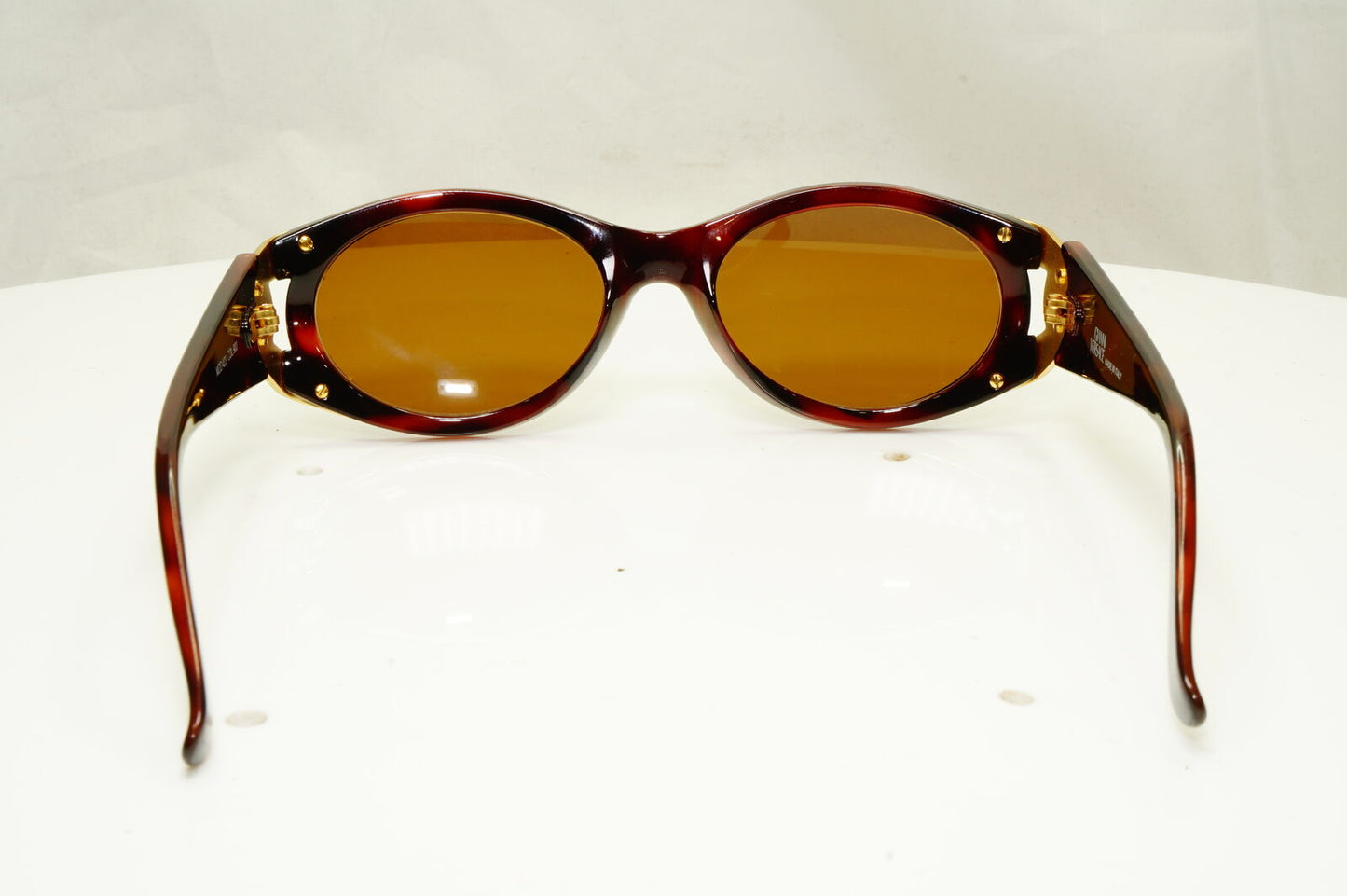 Gianni Versace 1996 Mens Vintage Brown Gold Medusa Sunglasses MOD 423 COL 900