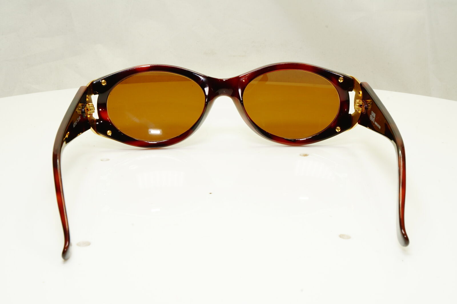 Gianni Versace 1996 Mens Vintage Brown Gold Medusa Sunglasses MOD 423 COL 900