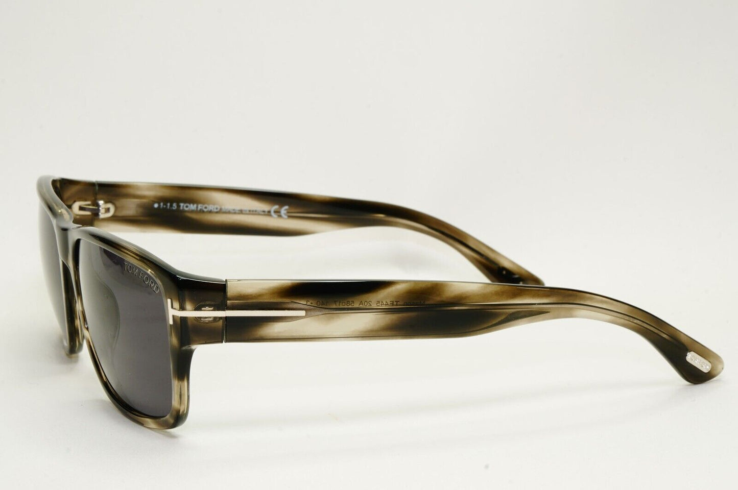 Tom Ford Sunglasses Mason Grey Brown Tortoise Square TF 445 FT0445 20A 58mm