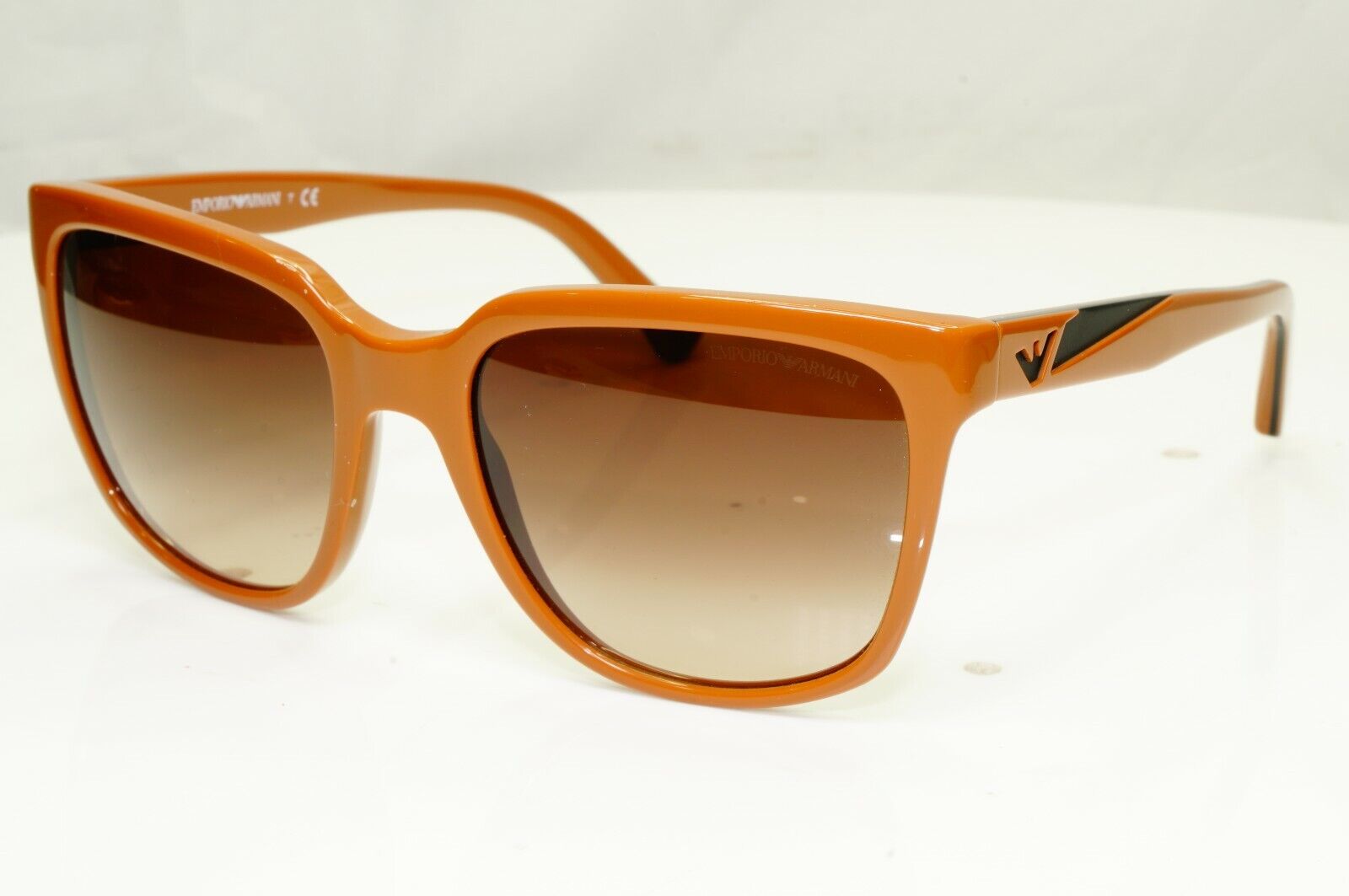 Emporio Armani Brown Square Gradient Fade Womens Sunglasses EA 4070 5511/13 