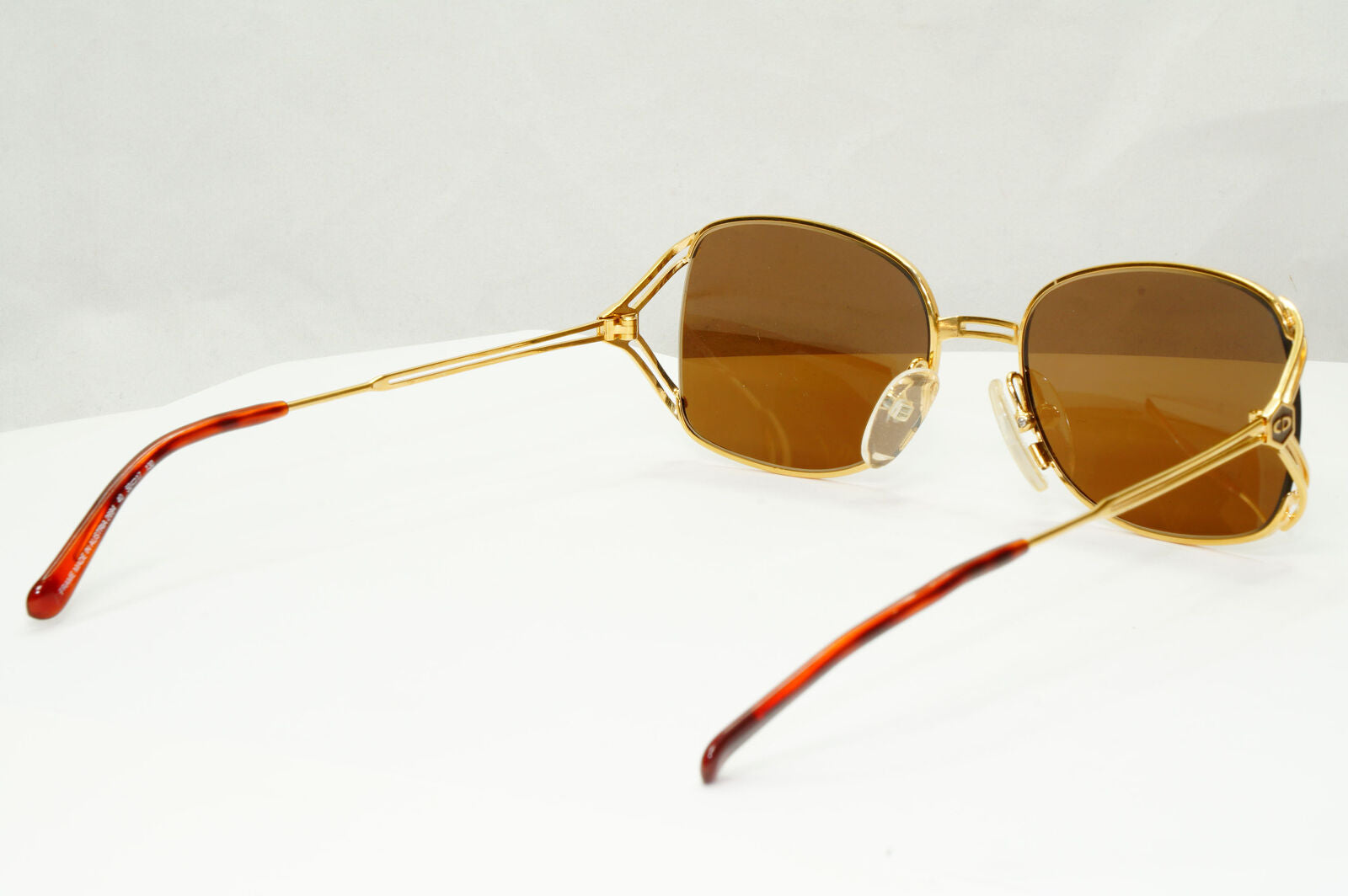 Dior 1990s Vintage Sunglasses Austria Gold Brown Square Retro 2694 40 37420