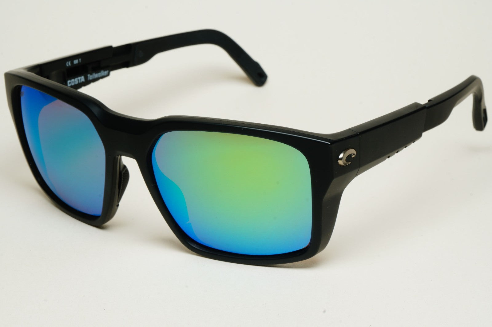 Costa Del Mar Sunglasses Tailwalker Polarized Green 580P Black 06S9003 16 56mm