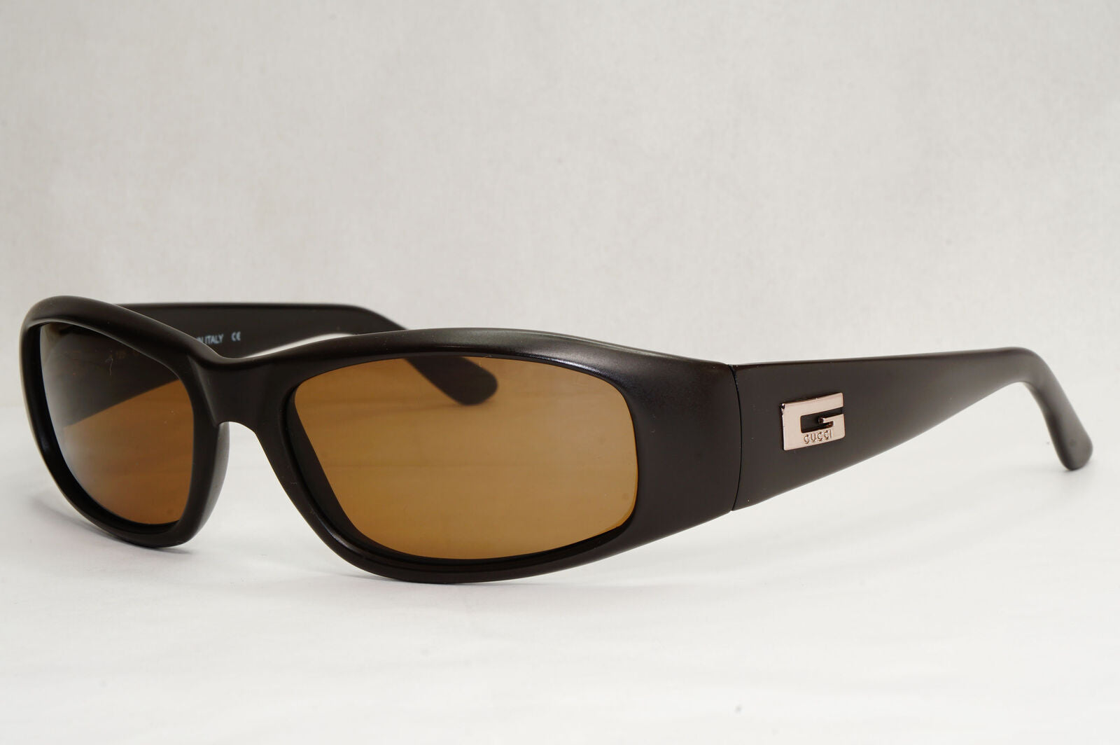 Gucci Sunglasses 1998 Vintage Dark Brown Wrap Retro GG 1178/S 8VC 130224