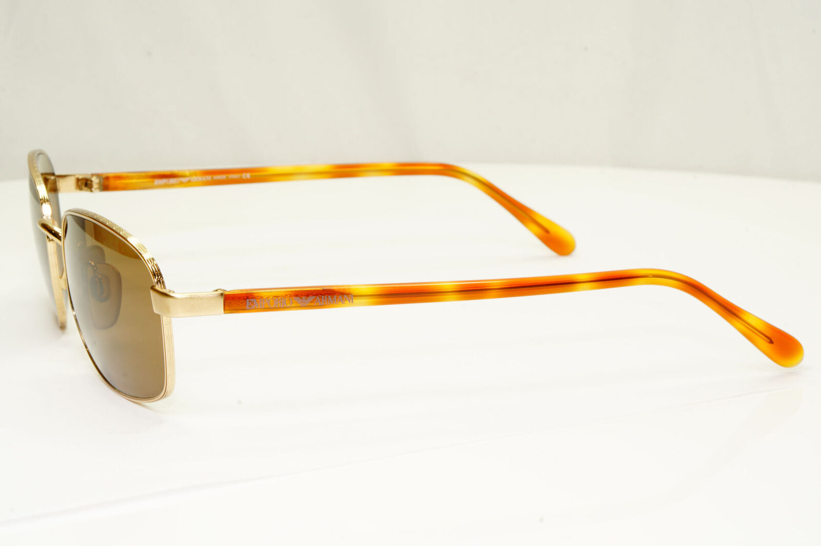 Emporio Armani 1997 Vintage Sunglasses Mens Womens Gold Square 070-S 773