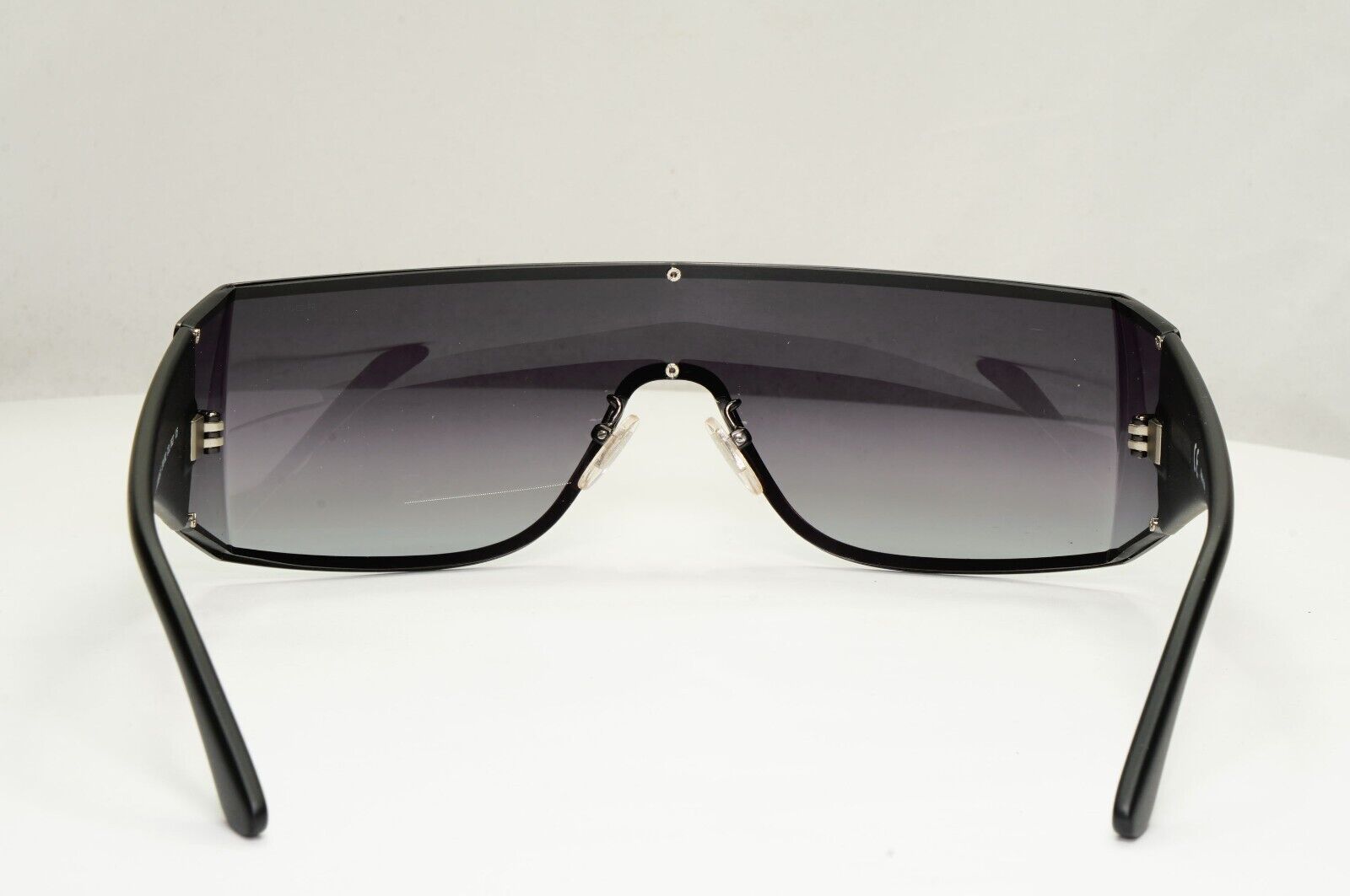 Police Black Shield Sunglasses Gradient Smoke Visor SPL 892 Origins 5 COL 0627 A