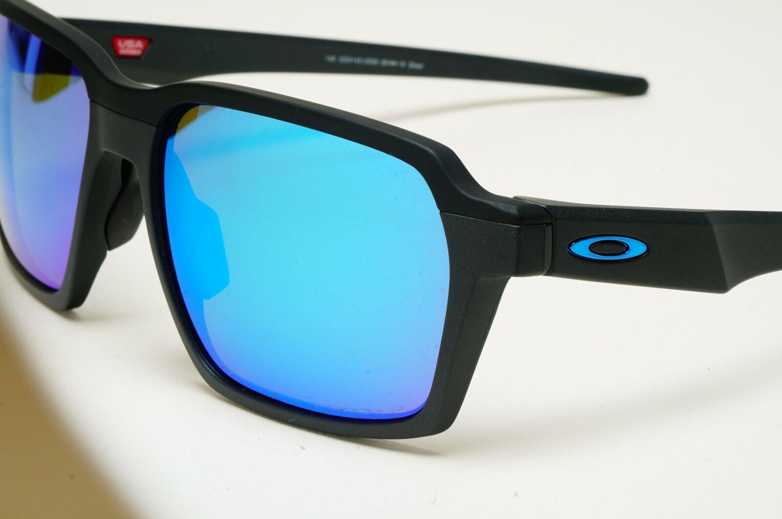 Oakley Sunglasses Parlay Polarized Black Blue Prizm Sapphire OO 4143 05