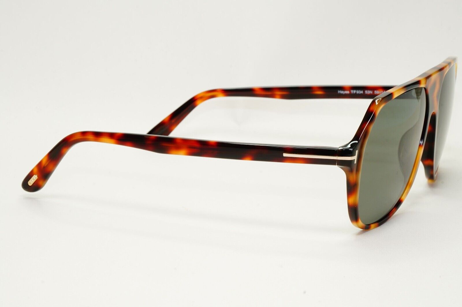 Tom Ford Sunglasses Hayes Brown Tortoiseshell Green Square FT0934 TF 934 53N