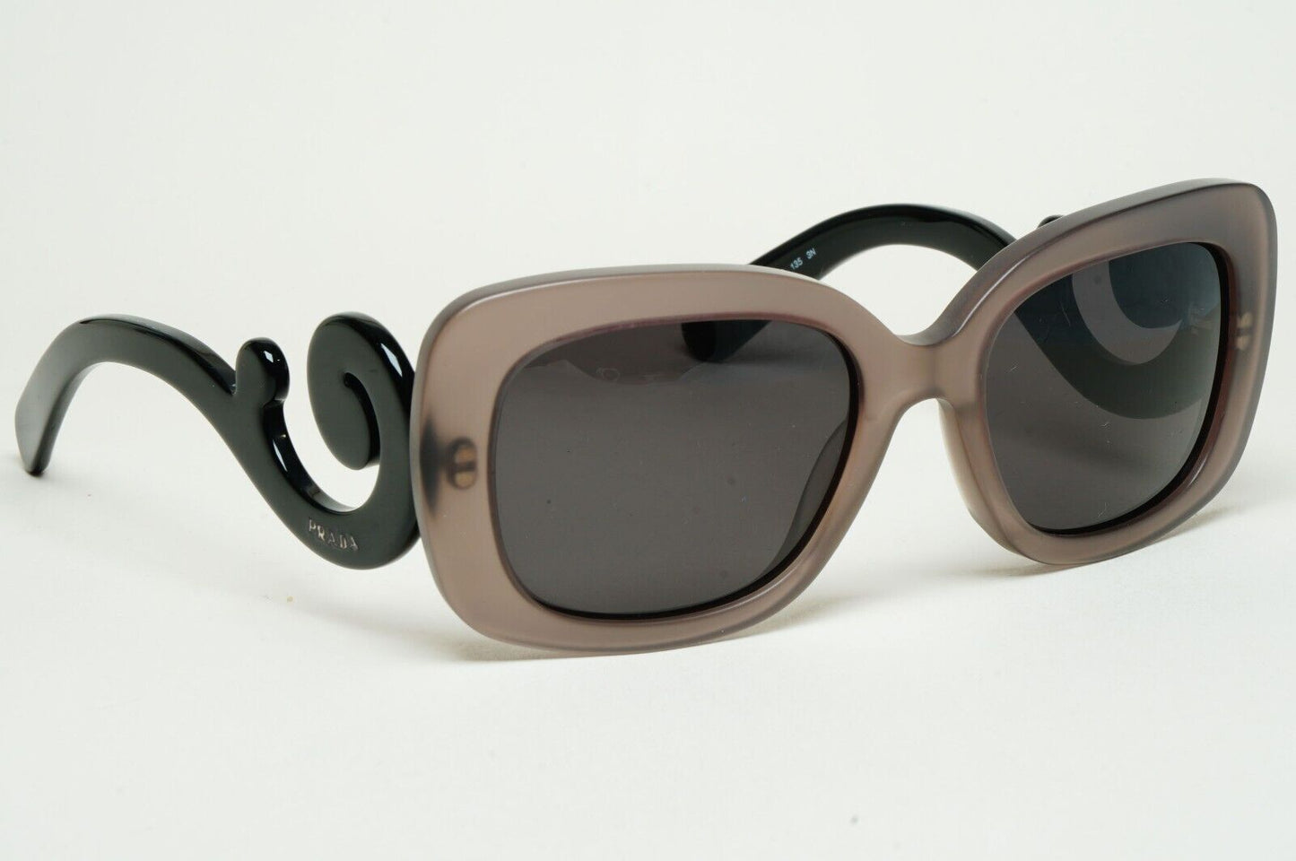 Prada Sunglasses Baroque Swirl Brown Black Square PR27OS SPR 27O UBV-4P0 250125