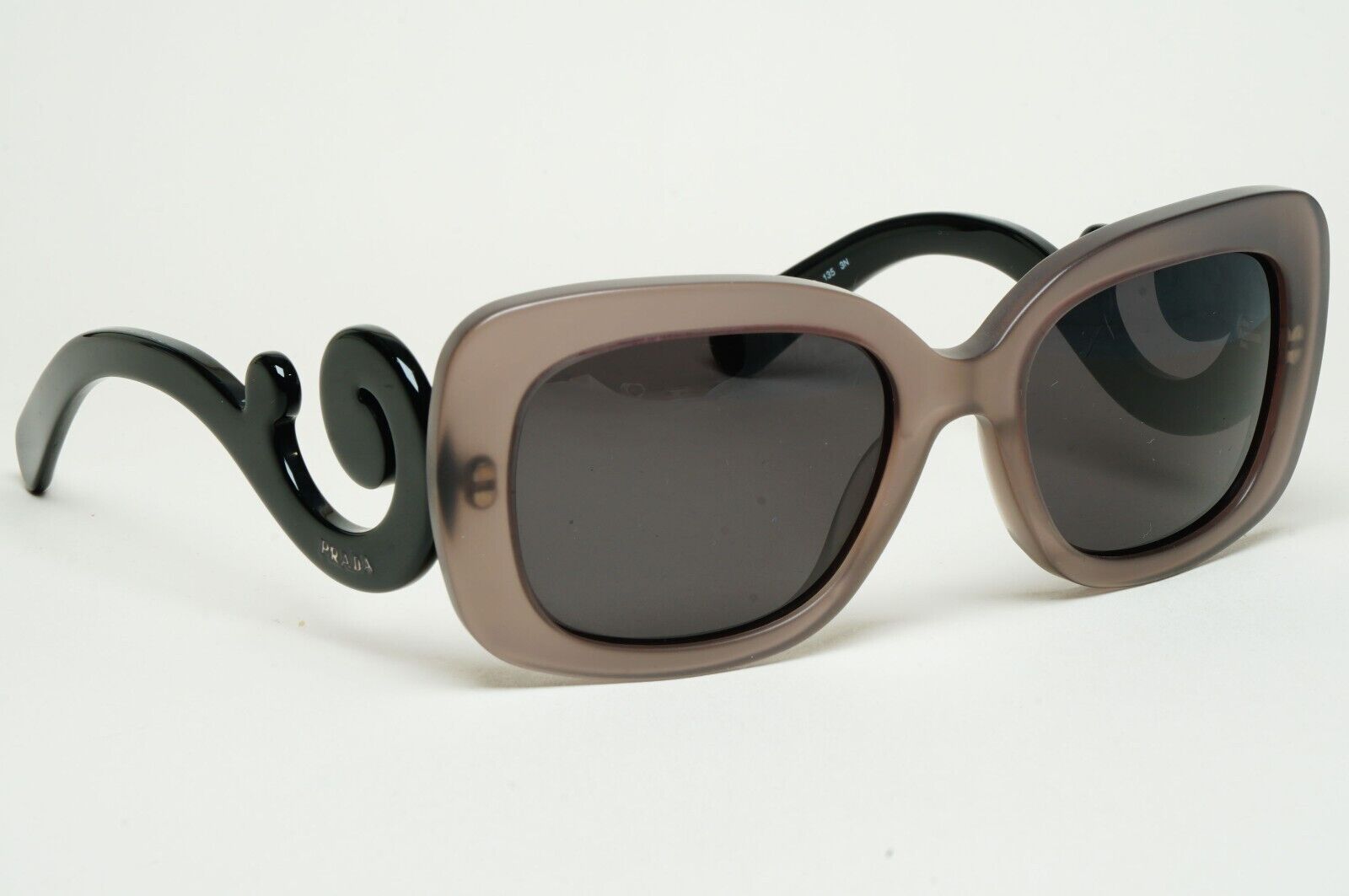 Prada Sunglasses Baroque Swirl Brown Black Square PR27OS SPR 27O UBV-4P0 250125