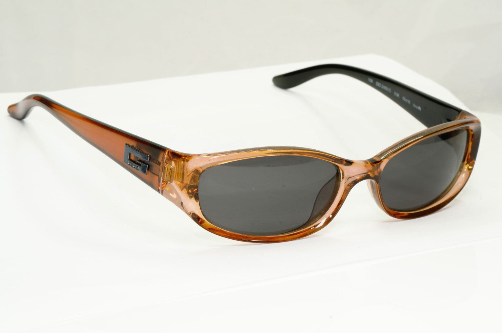 Gucci Sunglasses 1999 Vintage Brown Transparent Black GG 2456/S E3K 55mm 261024A