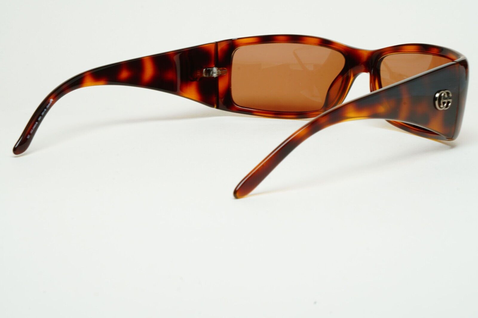 Gucci Sunglasses 1999 Vintage Brown Tortoise Wrap GG 2493/S 583 050225