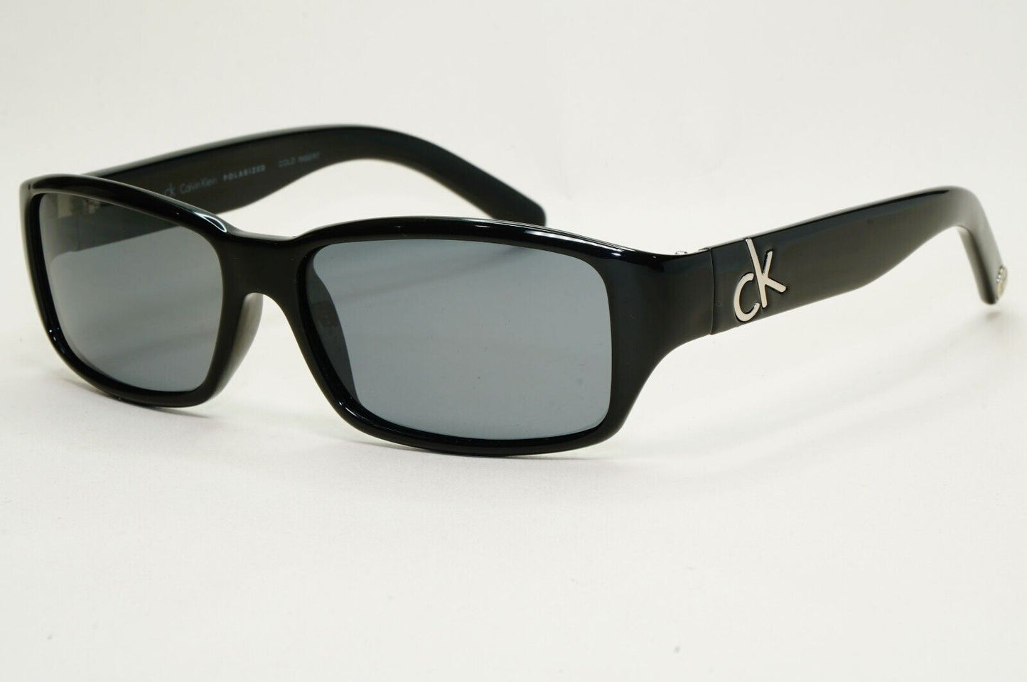 Calvin Klein Sunglasses 2005 Vintage Polarized Black Grey 3051SP 070 121124