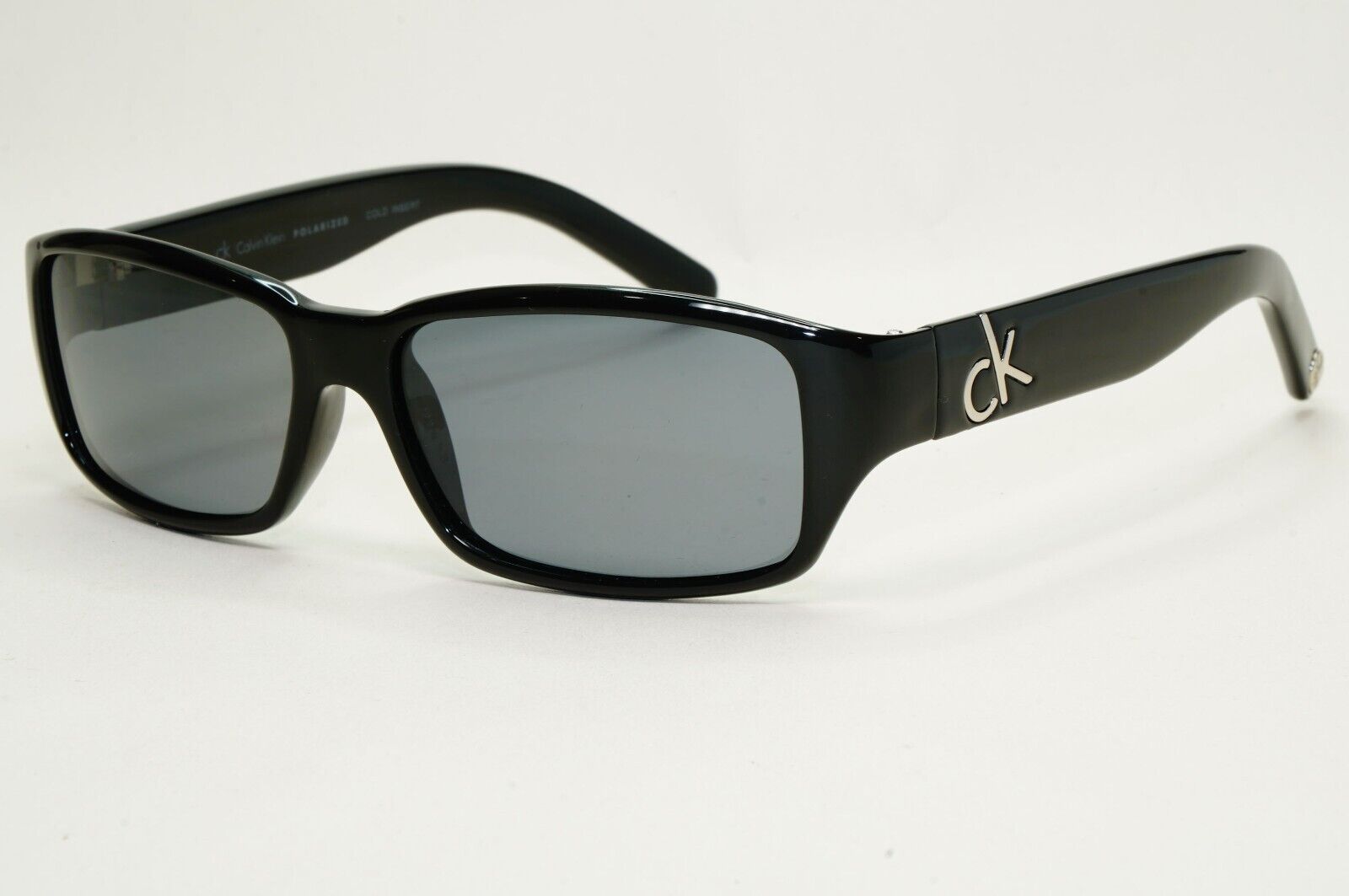 Calvin Klein Sunglasses 2005 Vintage Polarized Black Grey 3051SP 070 121124