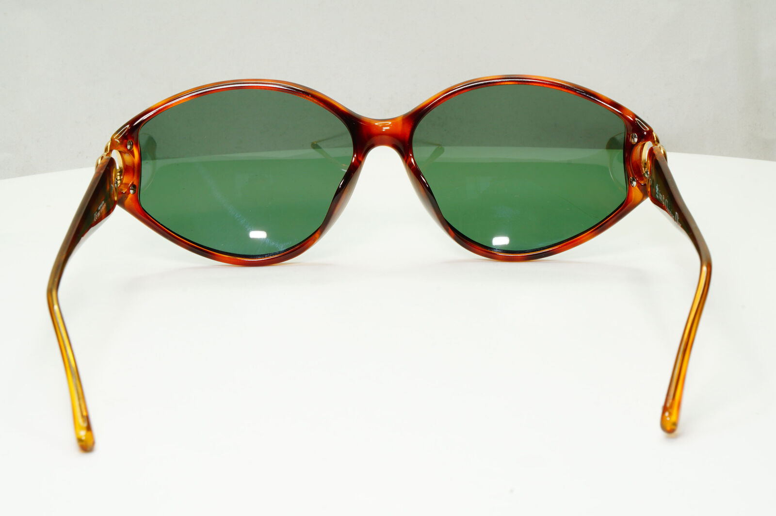 Dior 1990s Vintage Sunglasses Gold Green Brown Tortoise Austria 2850 10 261022