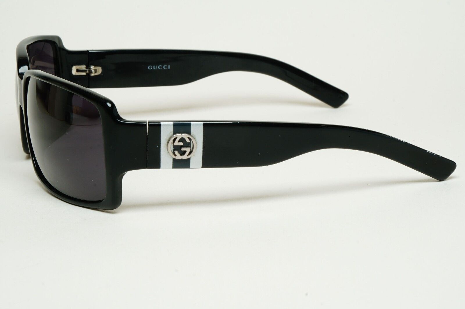 Gucci Sunglasses 2004 Vintage Black Wrap Square Retro GG 2563/S Z8P 60mm 180125