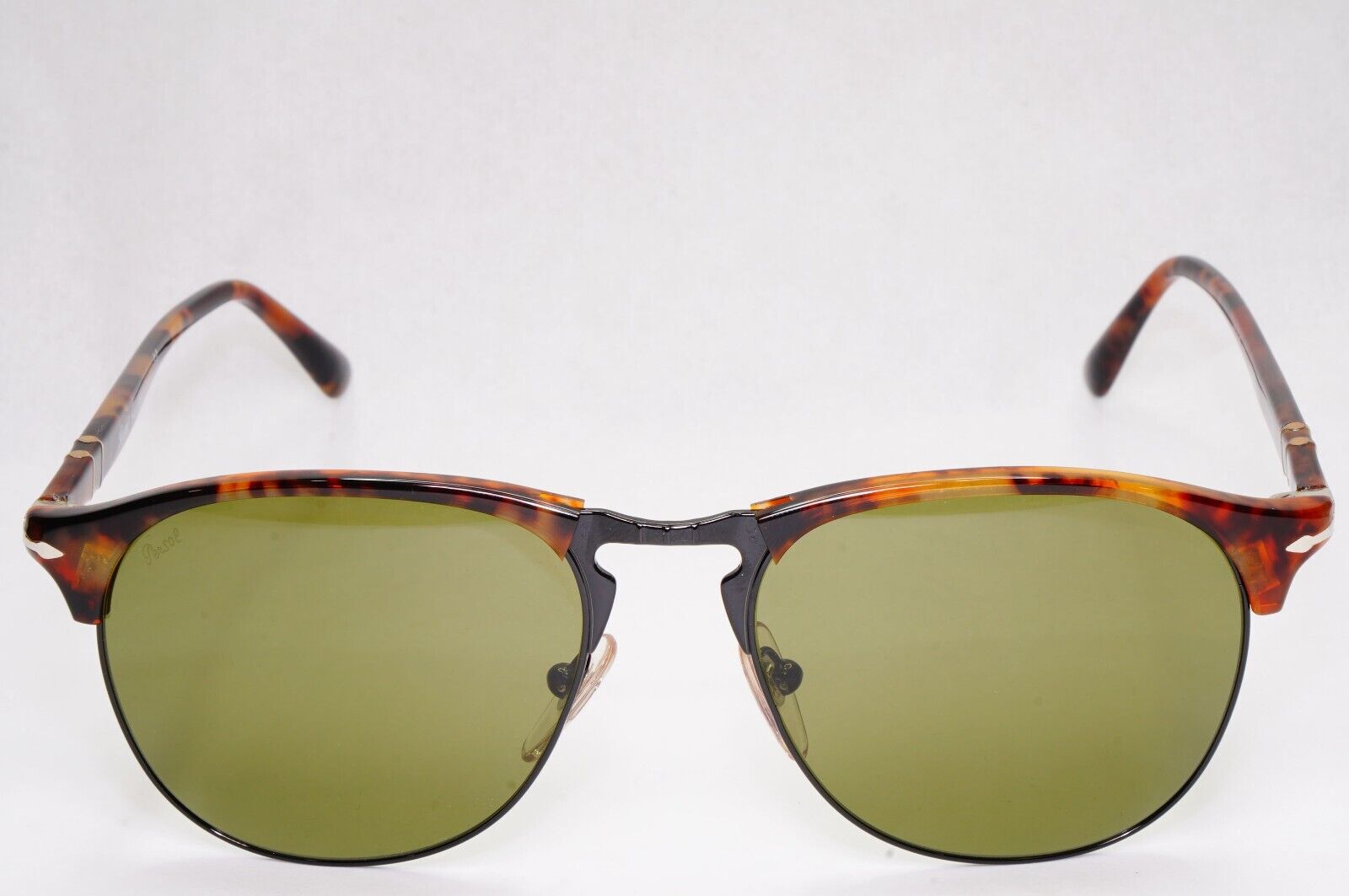Persol Sunglasses 2015 Brown Caffe Tortoise Green Square 8649-S 108/4E 56mm