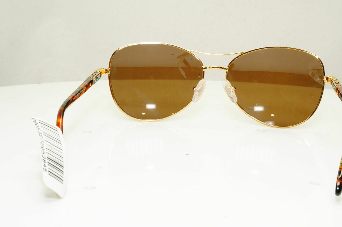 Tiffany & Co Gold Brown Sunglasses Metal Pilot Womens TF 3041 Love 3002/3B 30205