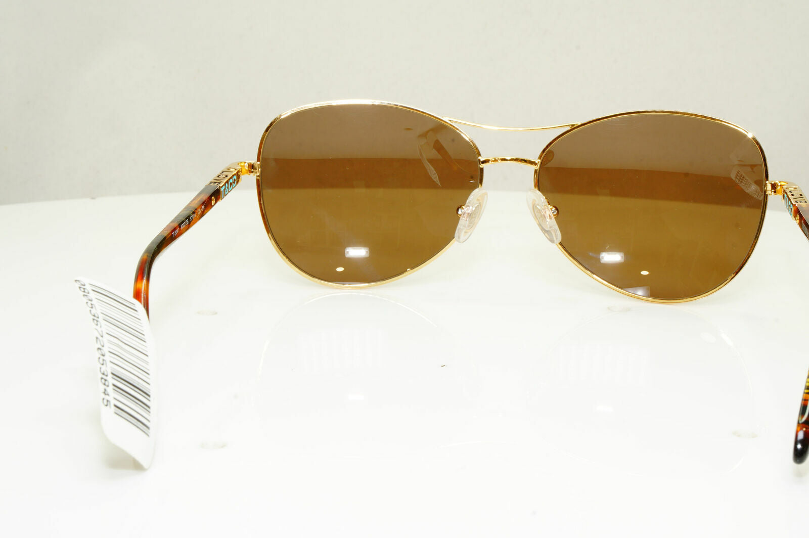 Tiffany & Co Gold Brown Sunglasses Metal Pilot Womens TF 3041 Love 3002/3B 30205
