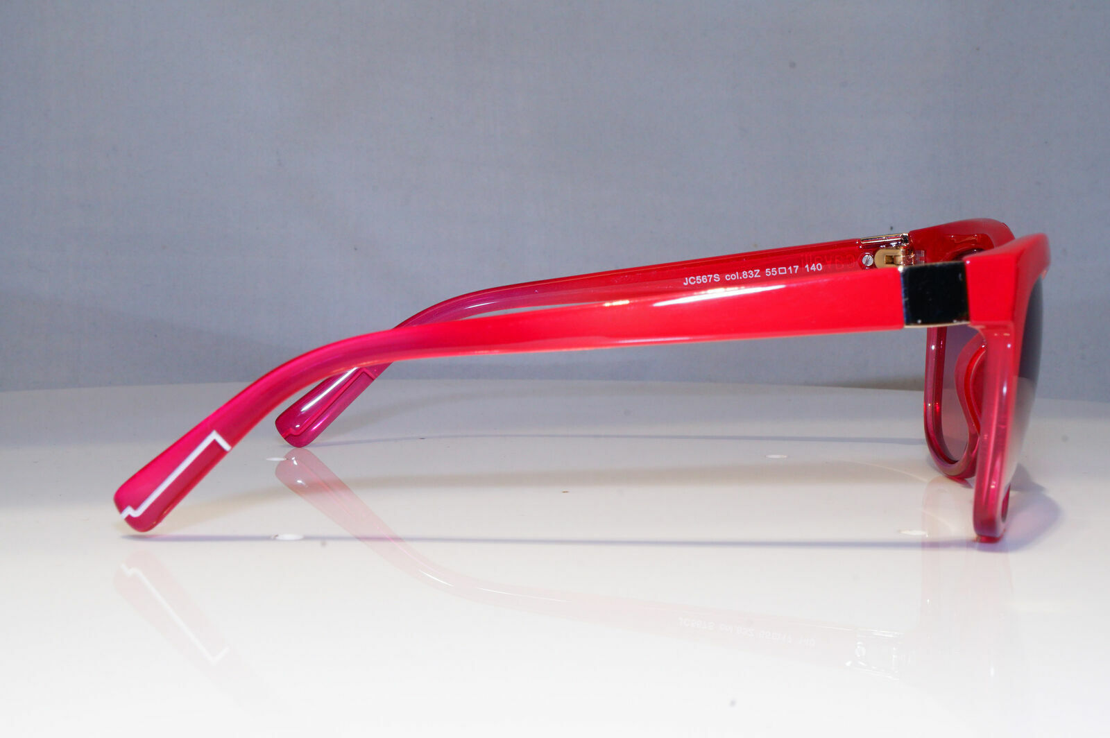 Authentic JUST CAVALLI Womens Sunglasses Pink Square MAGENTA JC 567S 83Z 21928