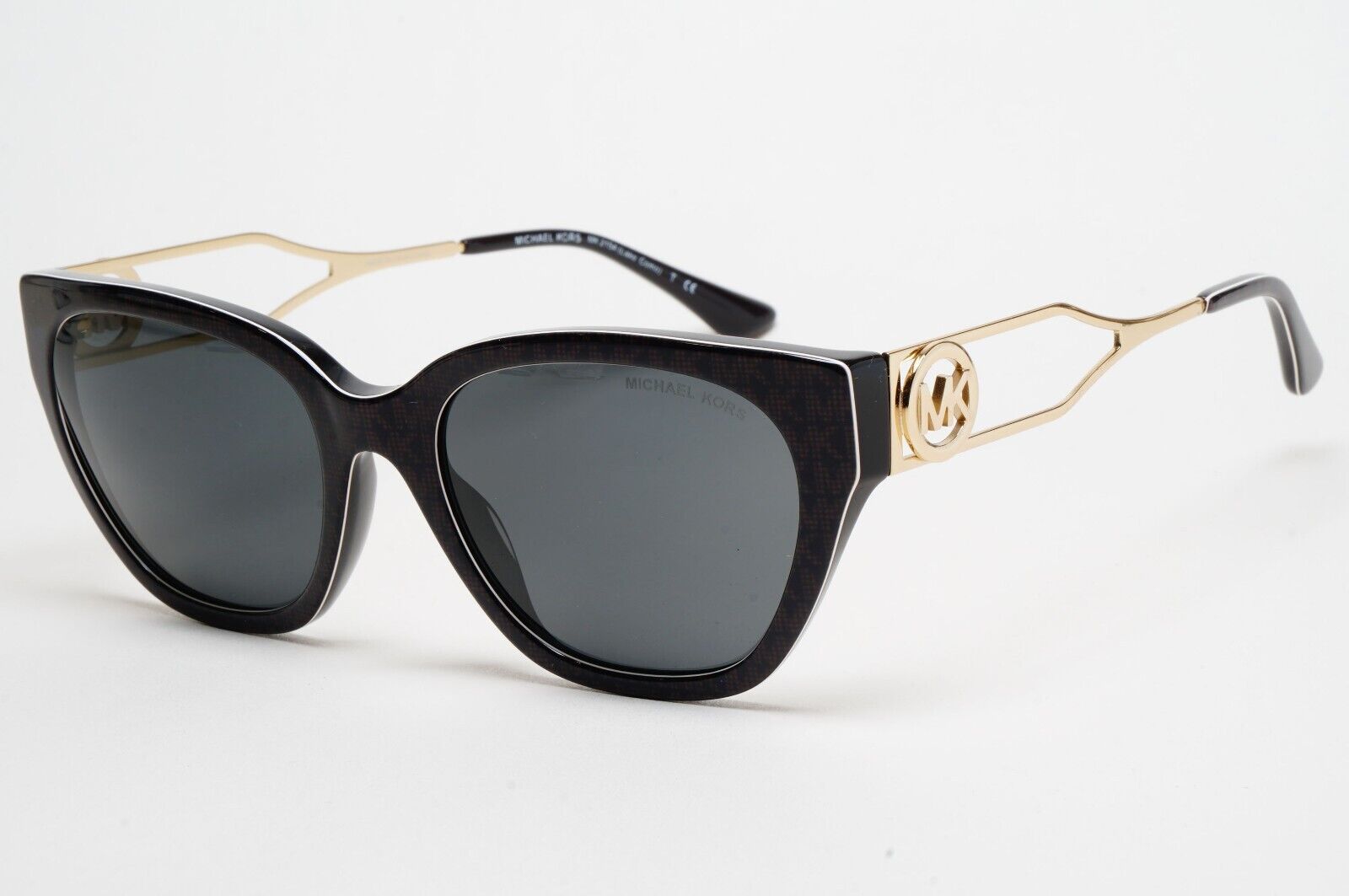 Michael Kors Sunglasses Black Gold Grey MK 2154 Lake Como 3706/87 54mm