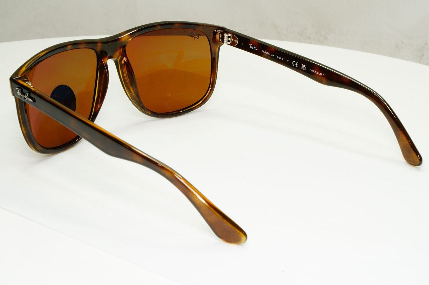 Ray-Ban Sunglasses Polarised Brown Tortoiseshell Boyfriend RB 4147 710/57 60mm